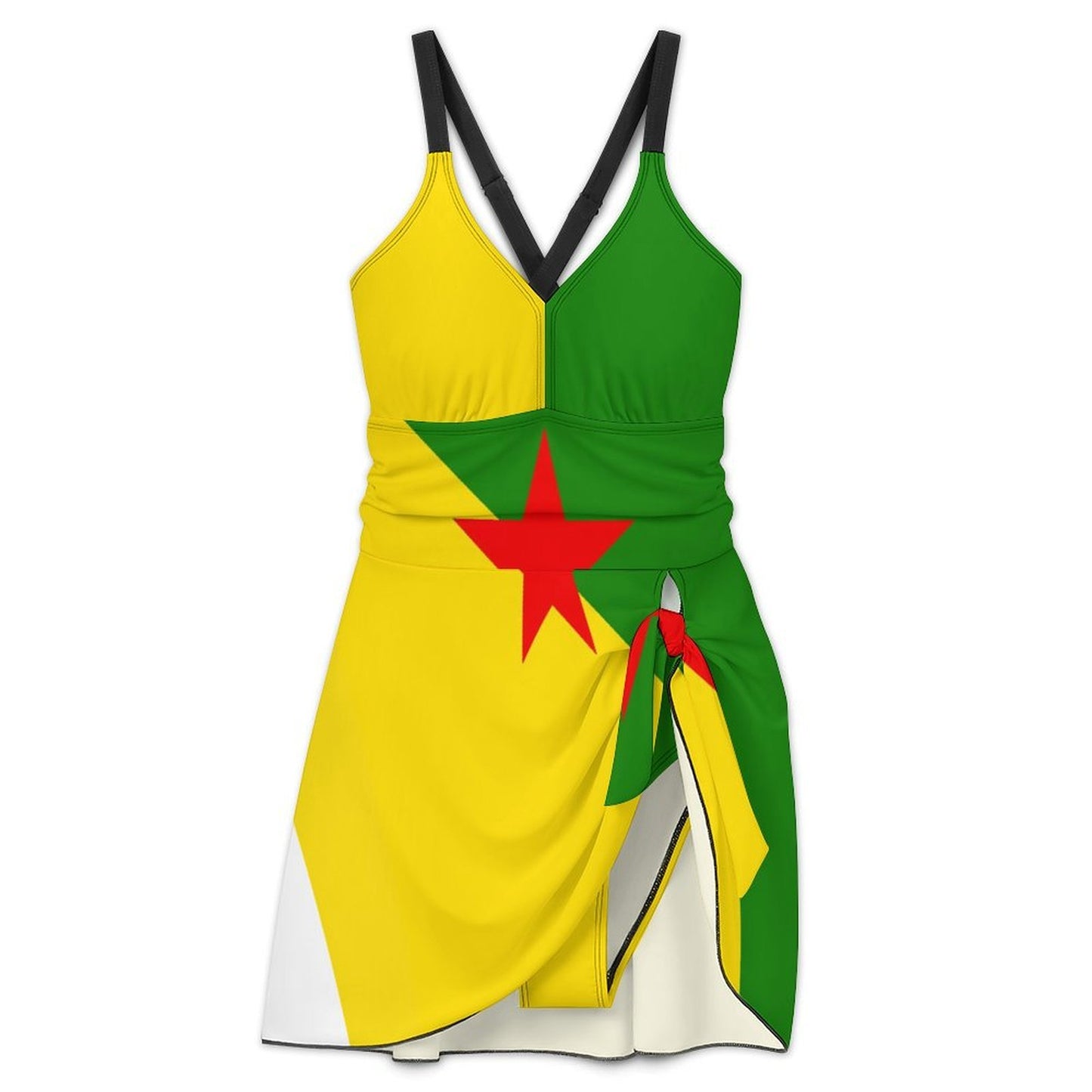 GUYANE Women's Hem Tie One-Piece Swimsuit