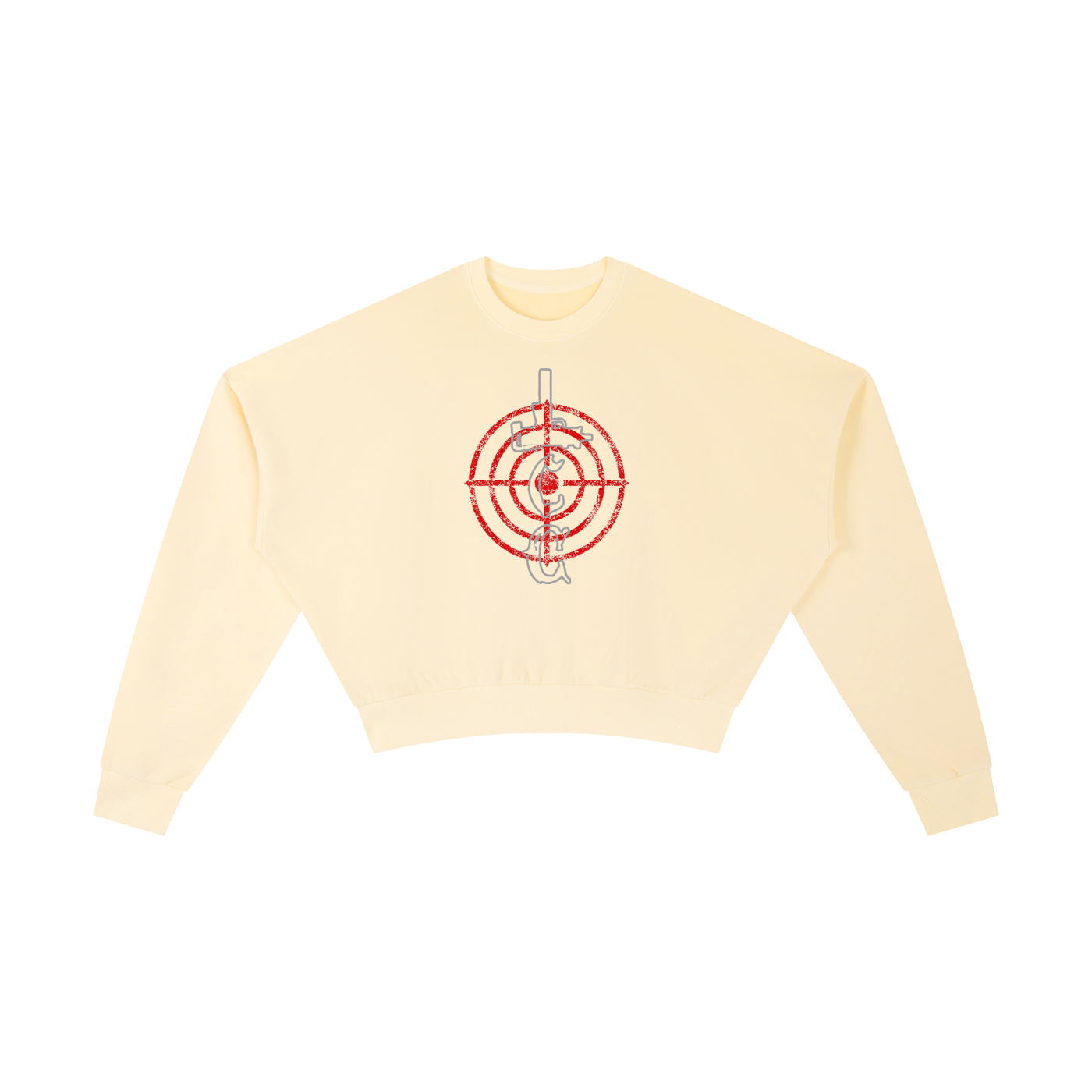 LCC TARGET Vintage Washed Cropped Sweatshirt