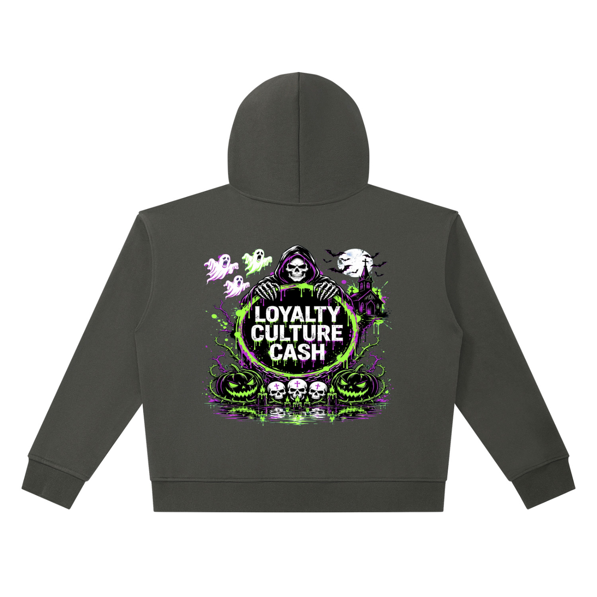 DARKSIDE Full Zip Boxy Hoodie