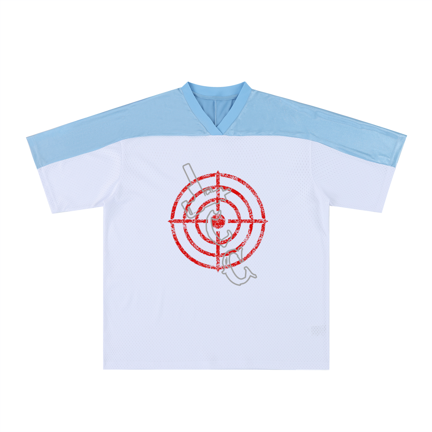 LCC TARGET Oversized Mesh V-Neck Soccer Jersey