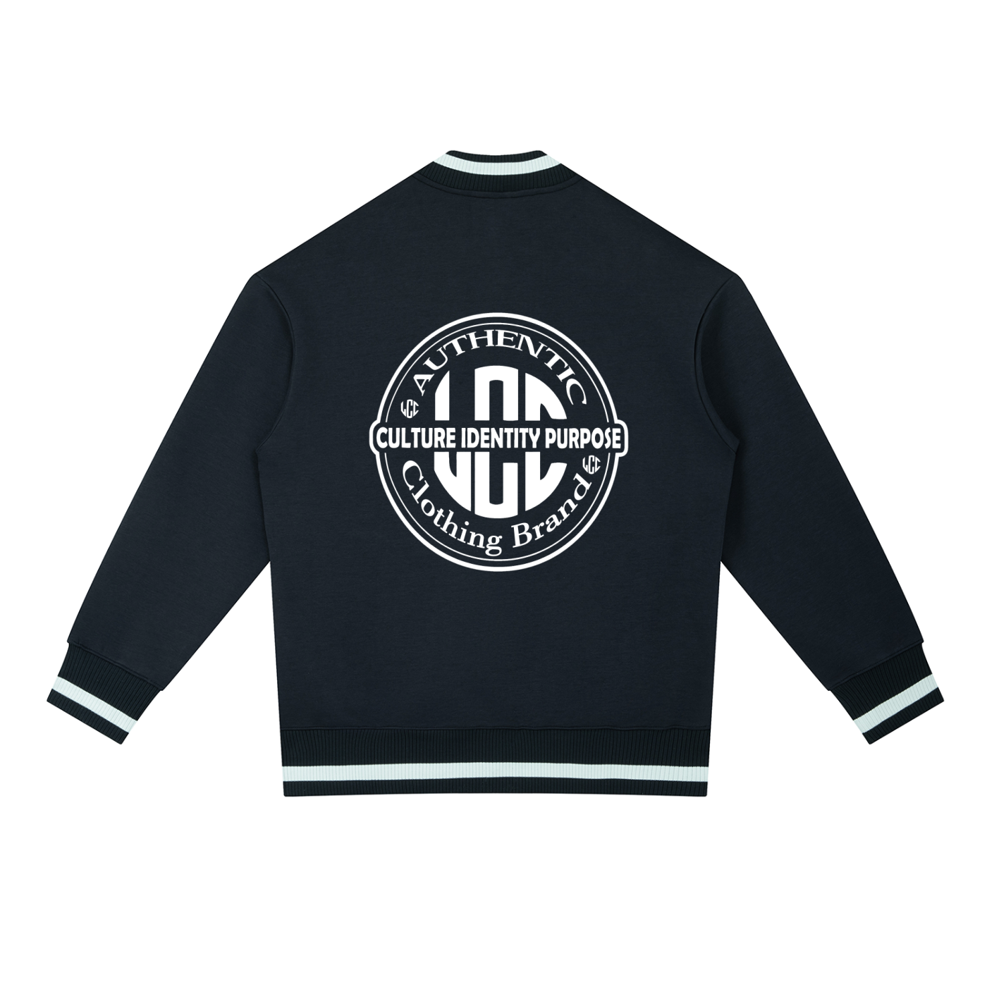 LCC AUTHENTIC Contrast Piping Zip Bomber Jacket