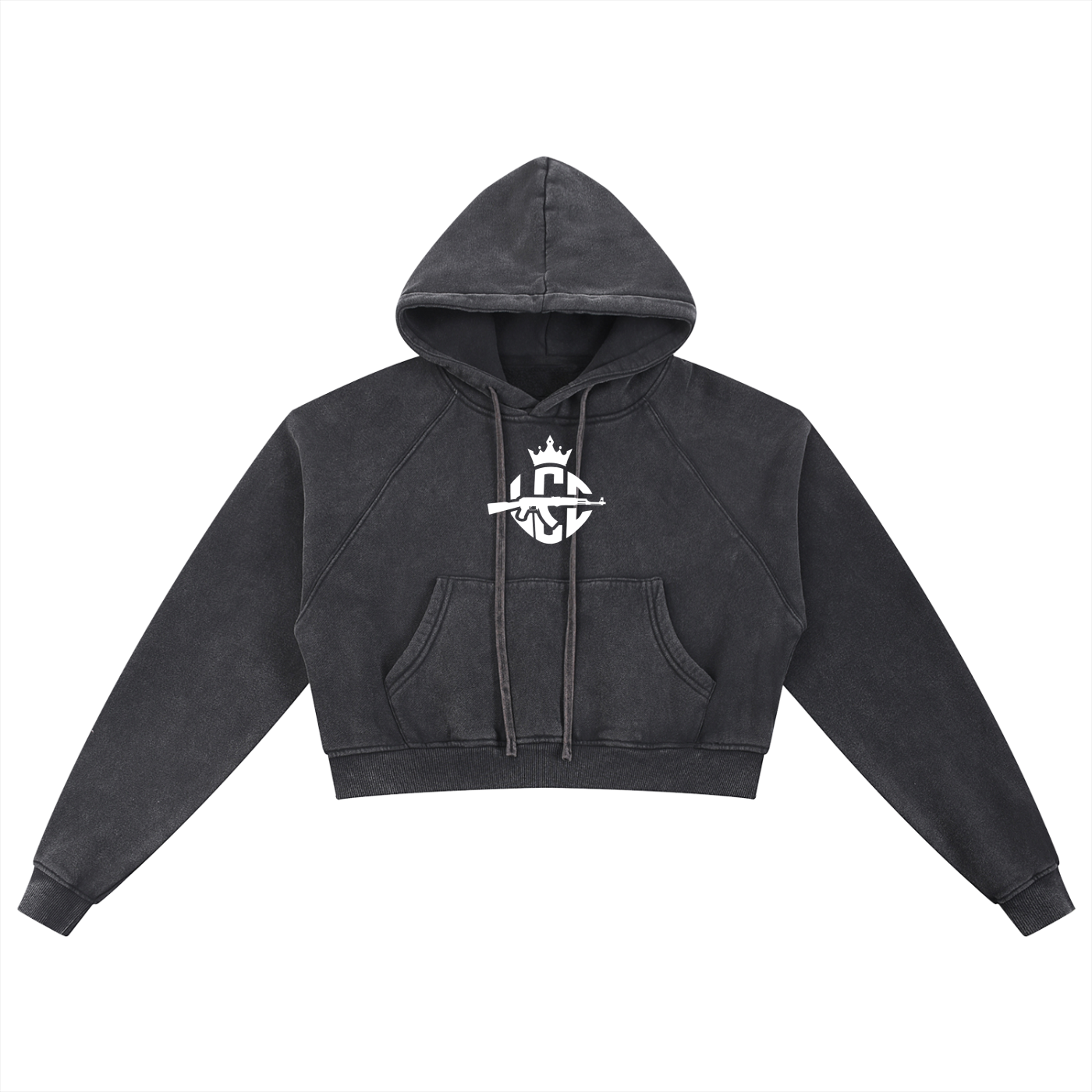 OG Snow Washed Cropped Hoodie