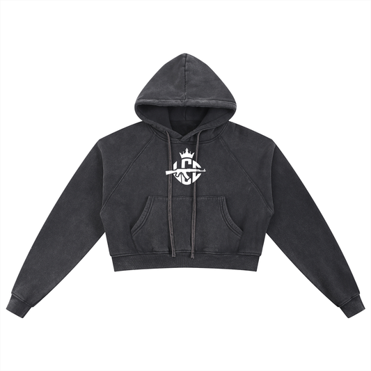 OG Snow Washed Cropped Hoodie