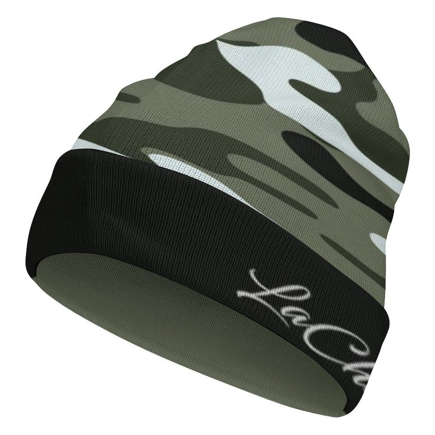 CAMOUFLAGE Print Knit Beanie