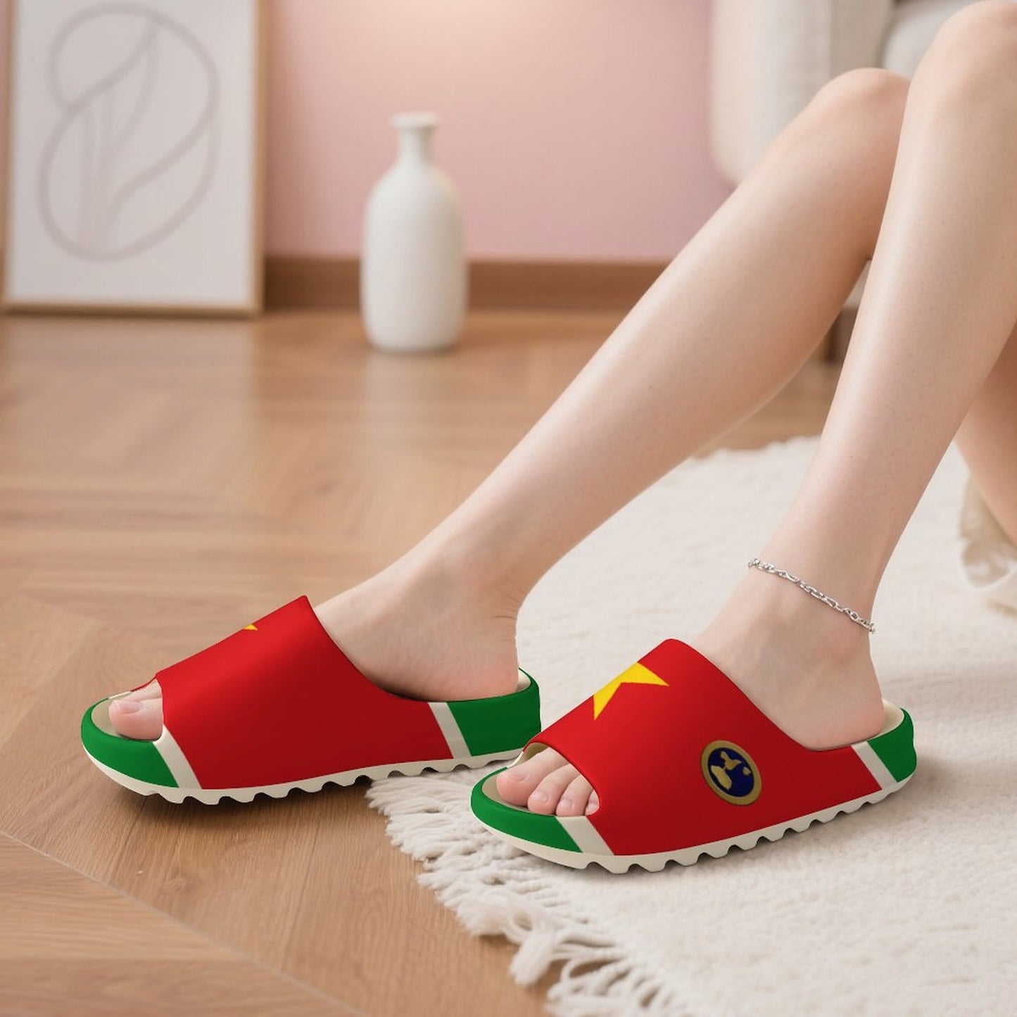 GUADELOUPE Unisex Thick Sole Slipper