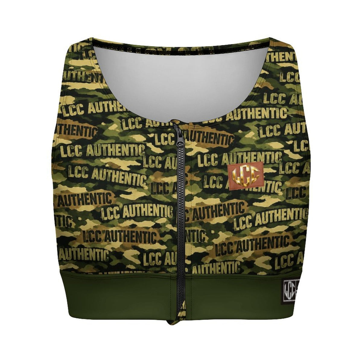 LCC CAMOUFLAGE Women's Yoga Zipper Vest