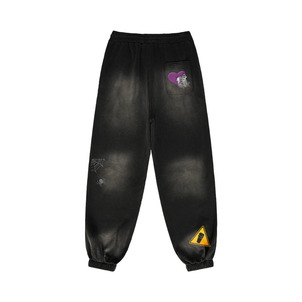TOXIC DRINK baggy fit colored in a smoky sun-faded fashion