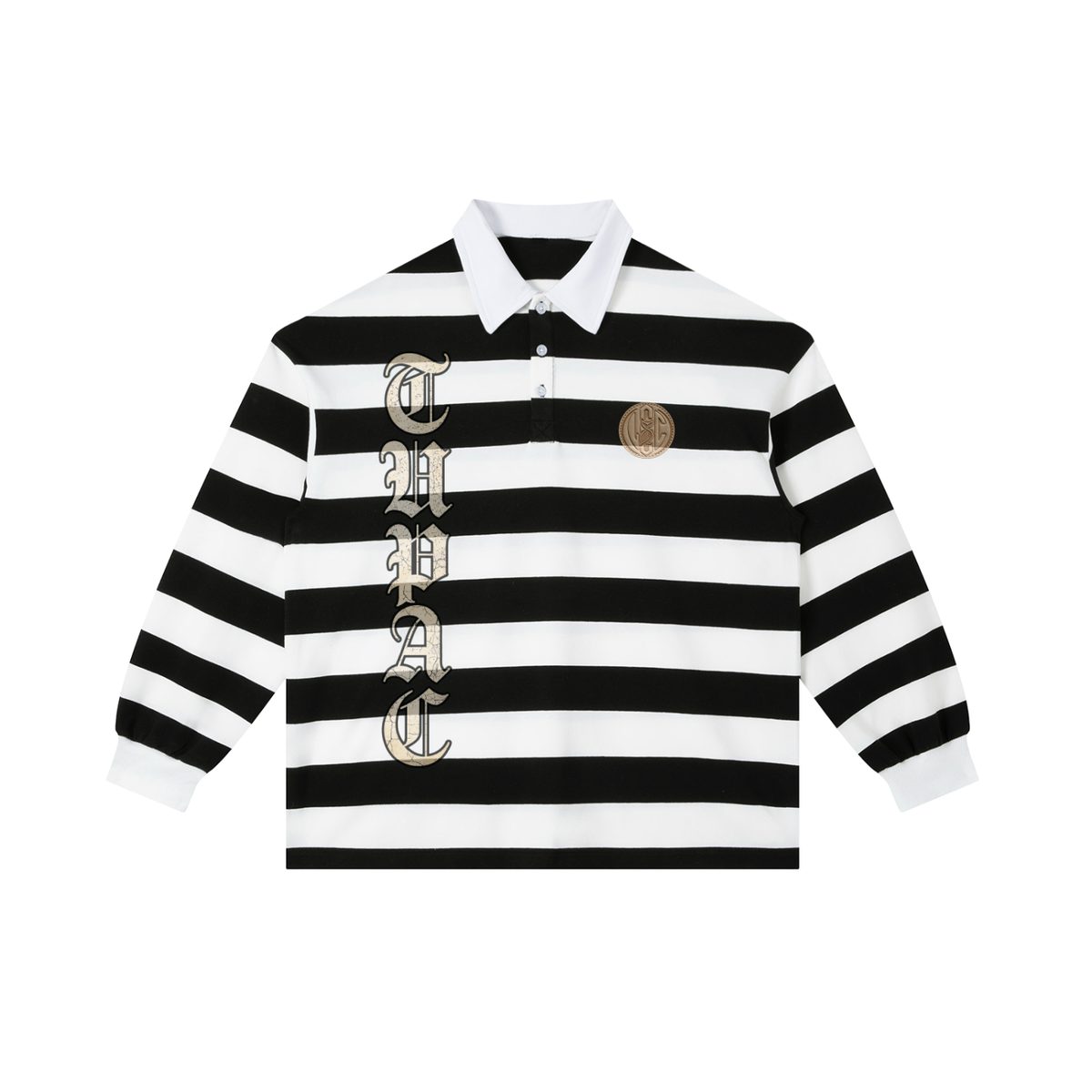 TUPAC Stripe Polo Shirt