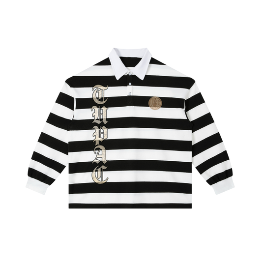 TUPAC Stripe Polo Shirt