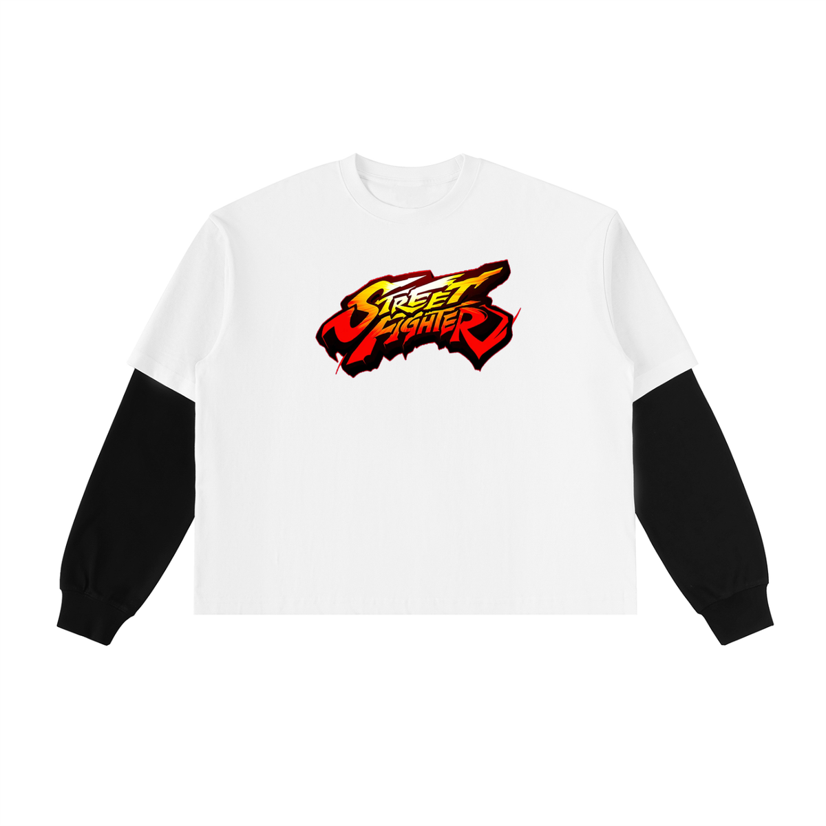 Street Fighter(DF) Contrast Sleeve T-Shirt