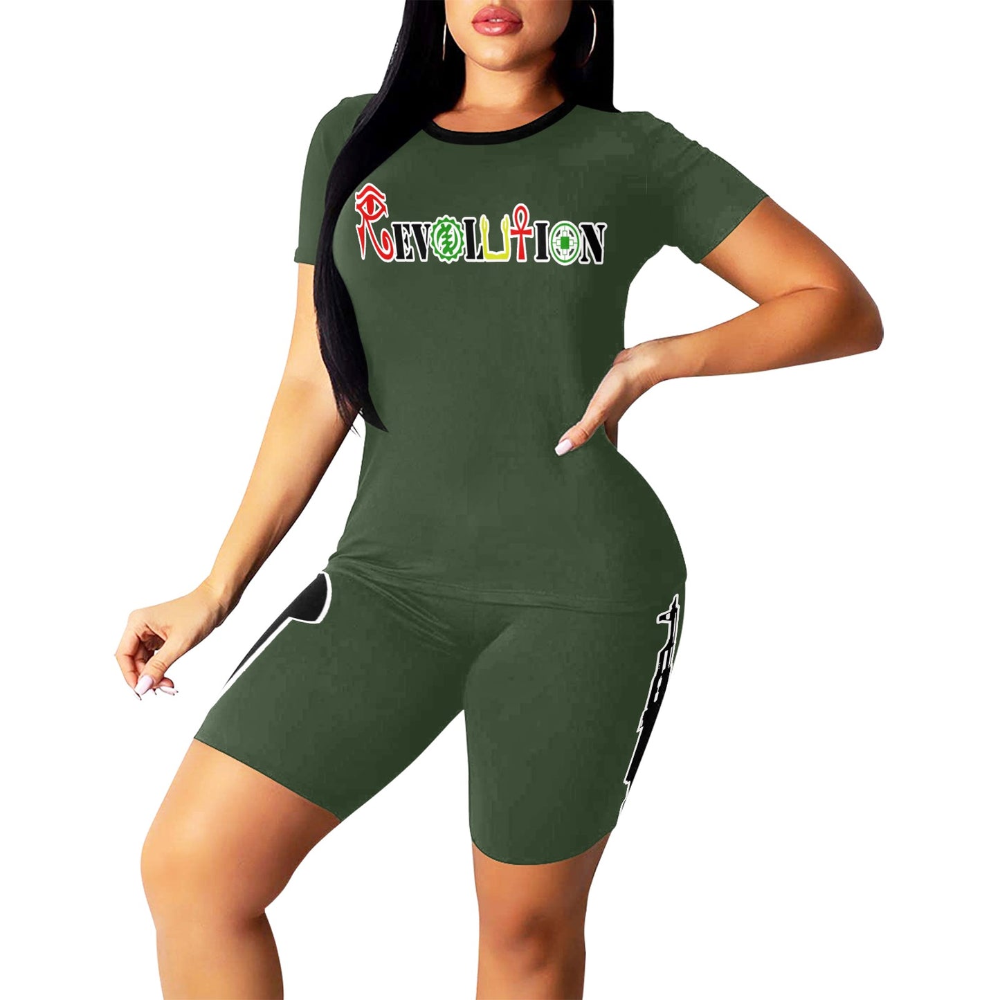 REVOLUTION Women's Short Yoga Set