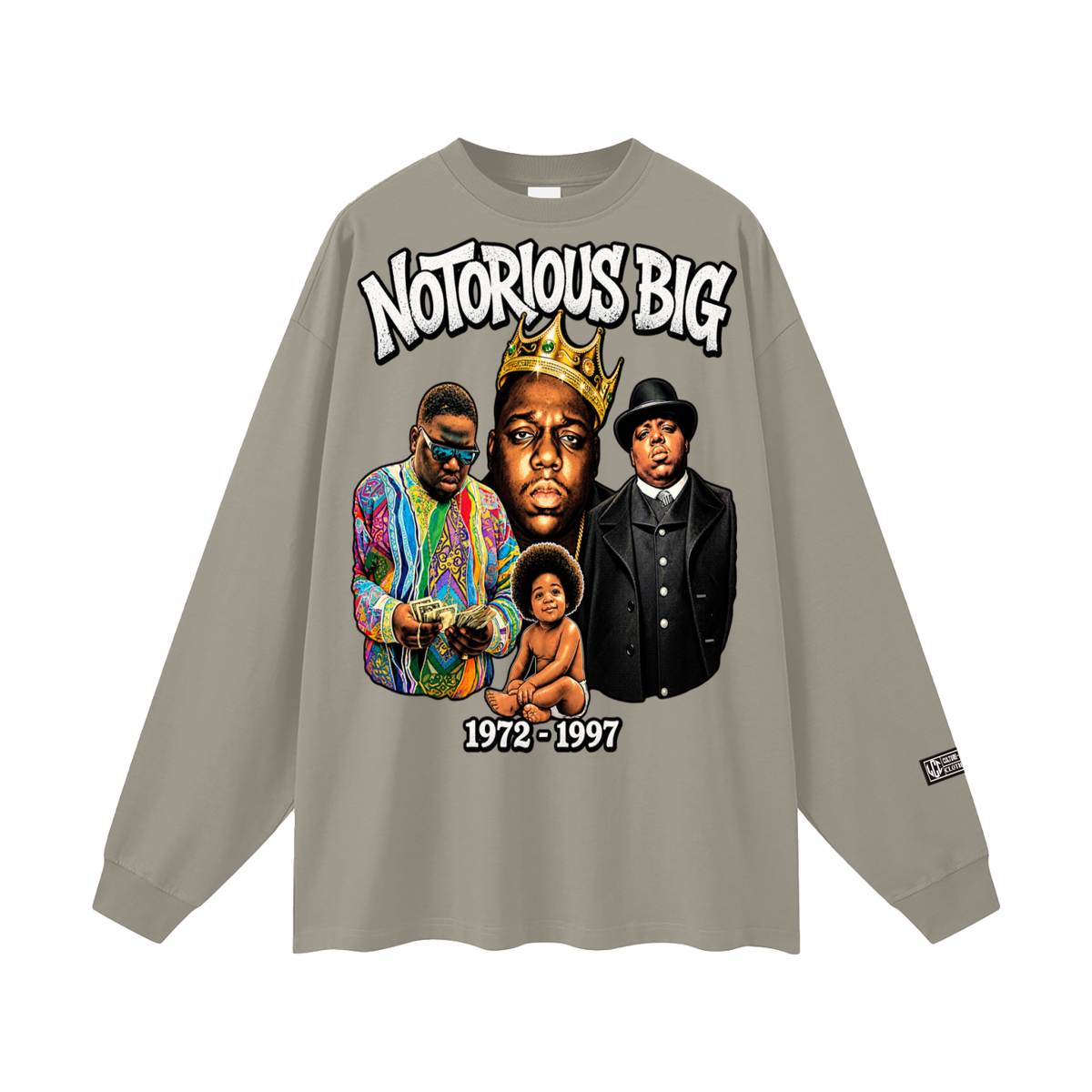 NOTORIOUS BIG Oversized Unisex Long Sleeve T-Shirt