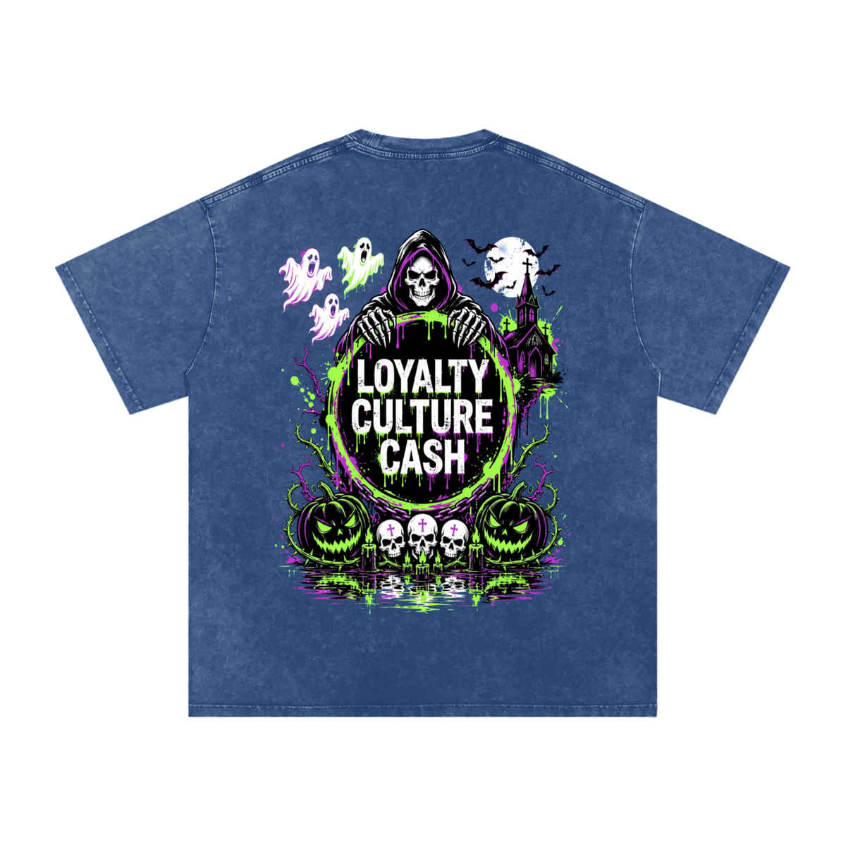 DARKSIDE Snow Washed Oversized T-Shirt