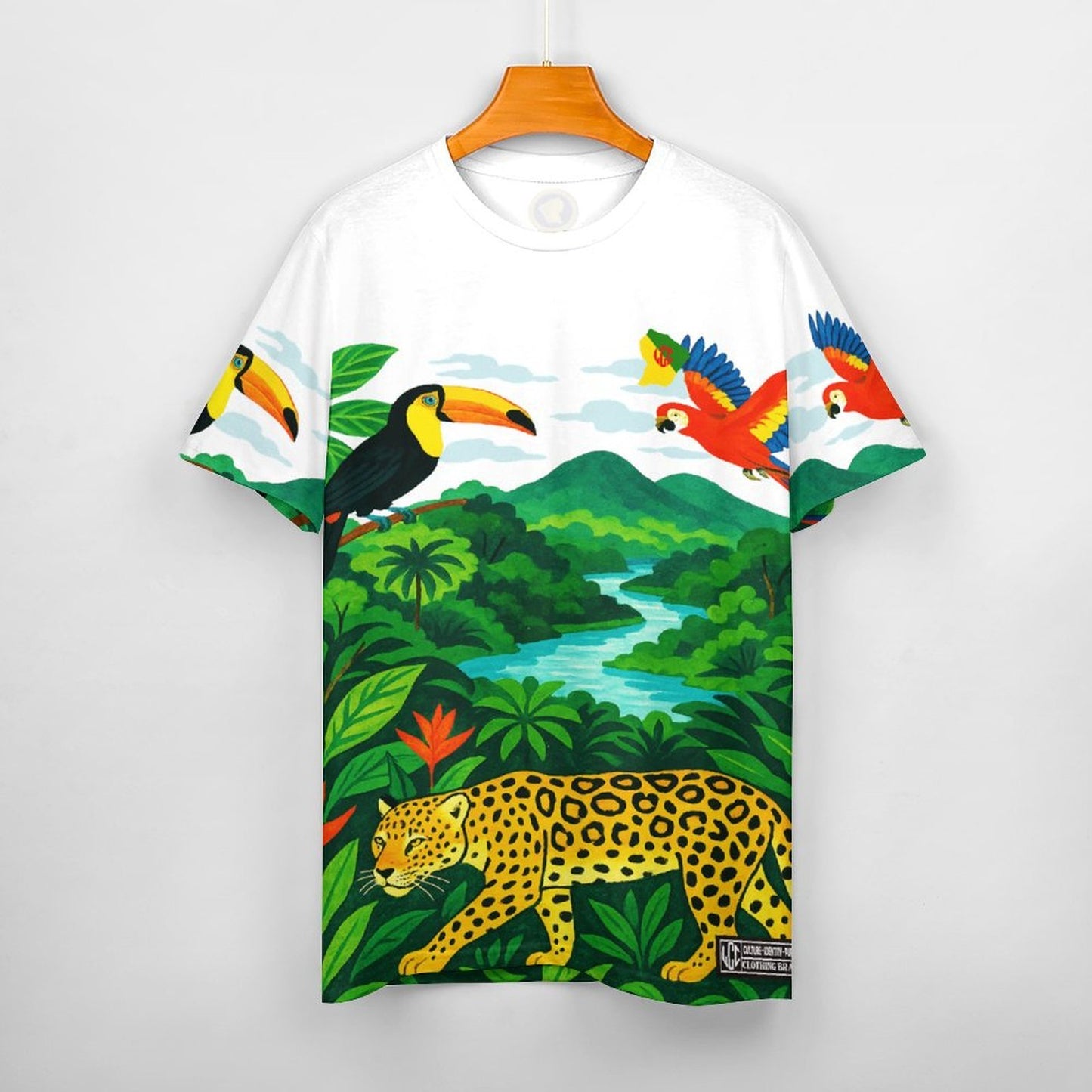 GUYANE PAYSAGE Men's Cotton T-Shirt
