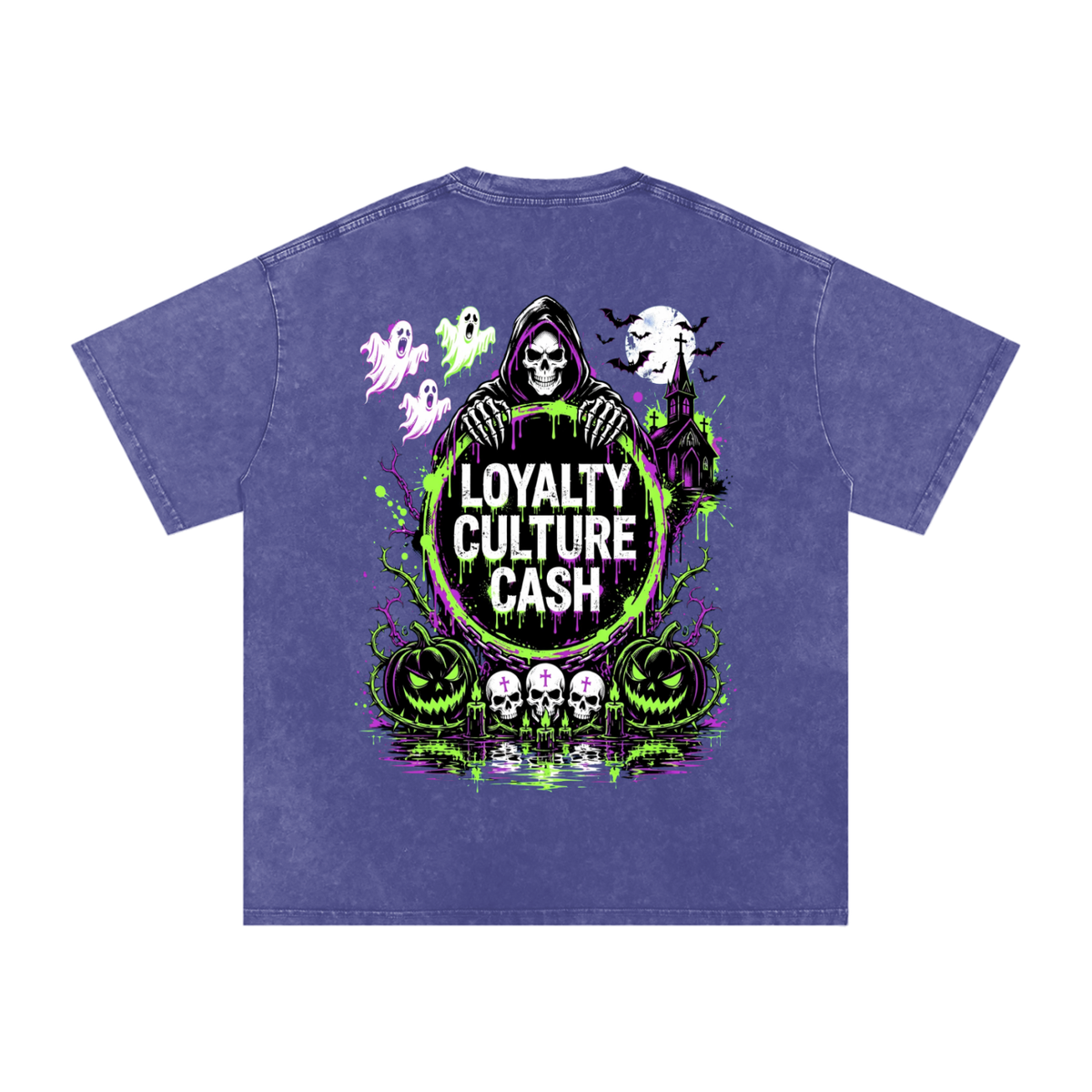DARKSIDE Snow Washed Oversized T-Shirt