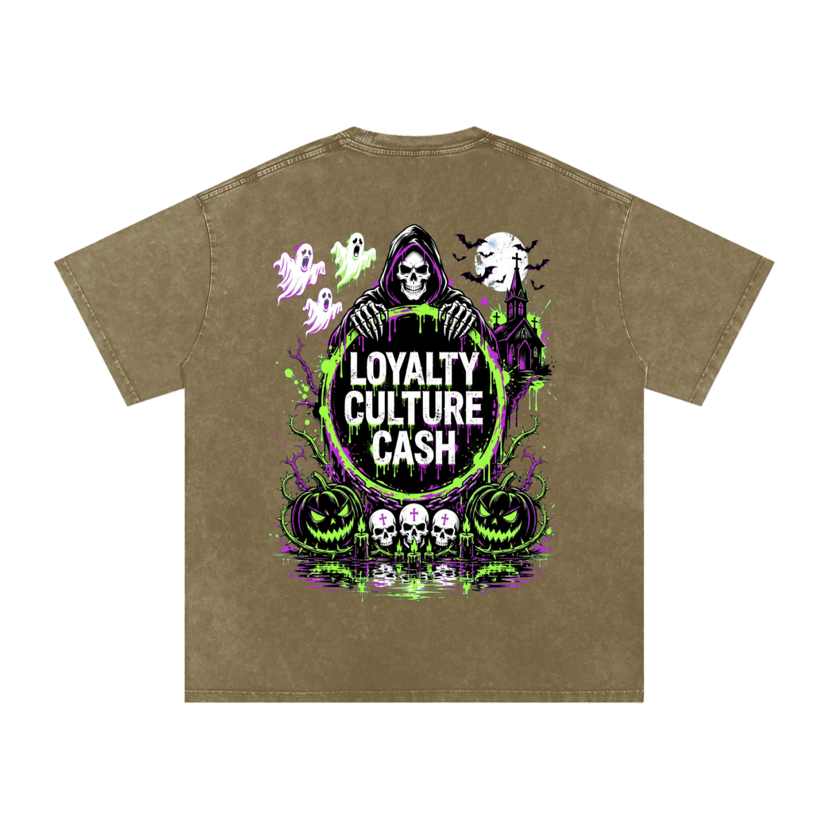 DARKSIDE Snow Washed Oversized T-Shirt