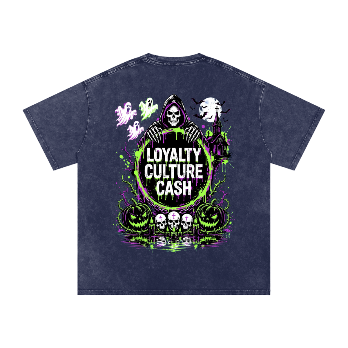 DARKSIDE Snow Washed Oversized T-Shirt