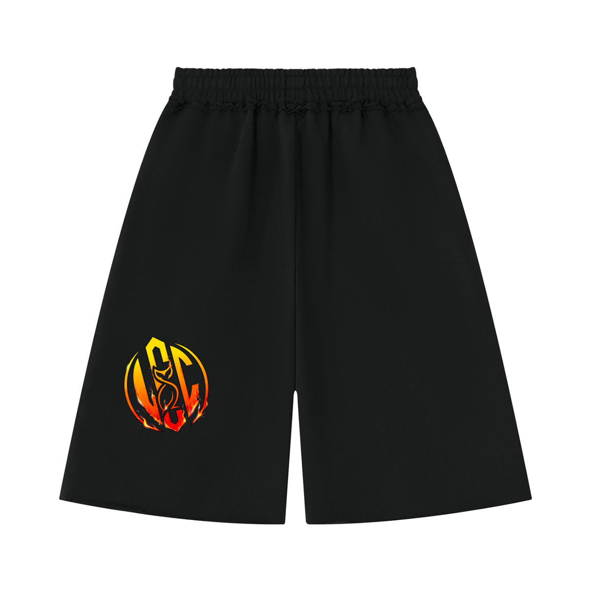 Street Fighter Unisex Raw Edge Shorts