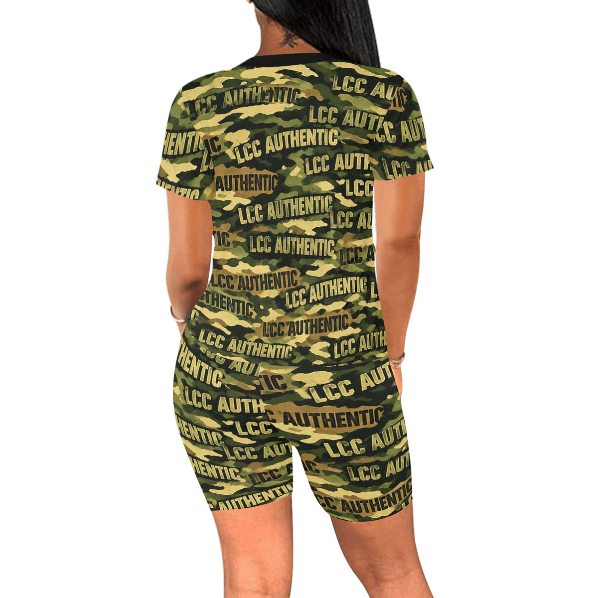 LCC CAMOUFLAGE Women's Short Yoga Set