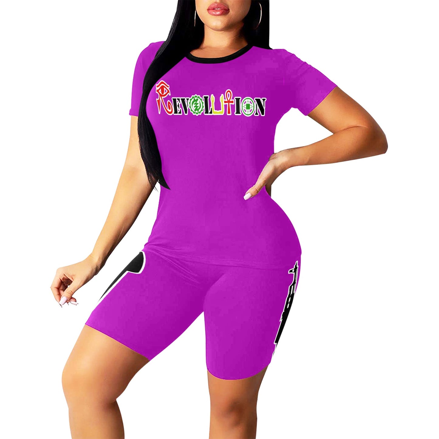 REVOLUTION Women's Short Yoga Set