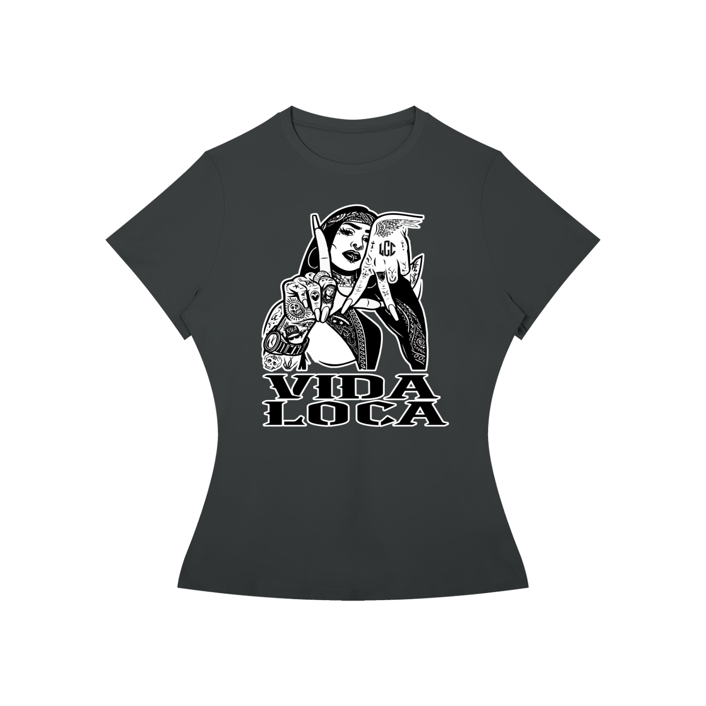 LA VIDA LOCA Women’s Slim Fit T-Shirt