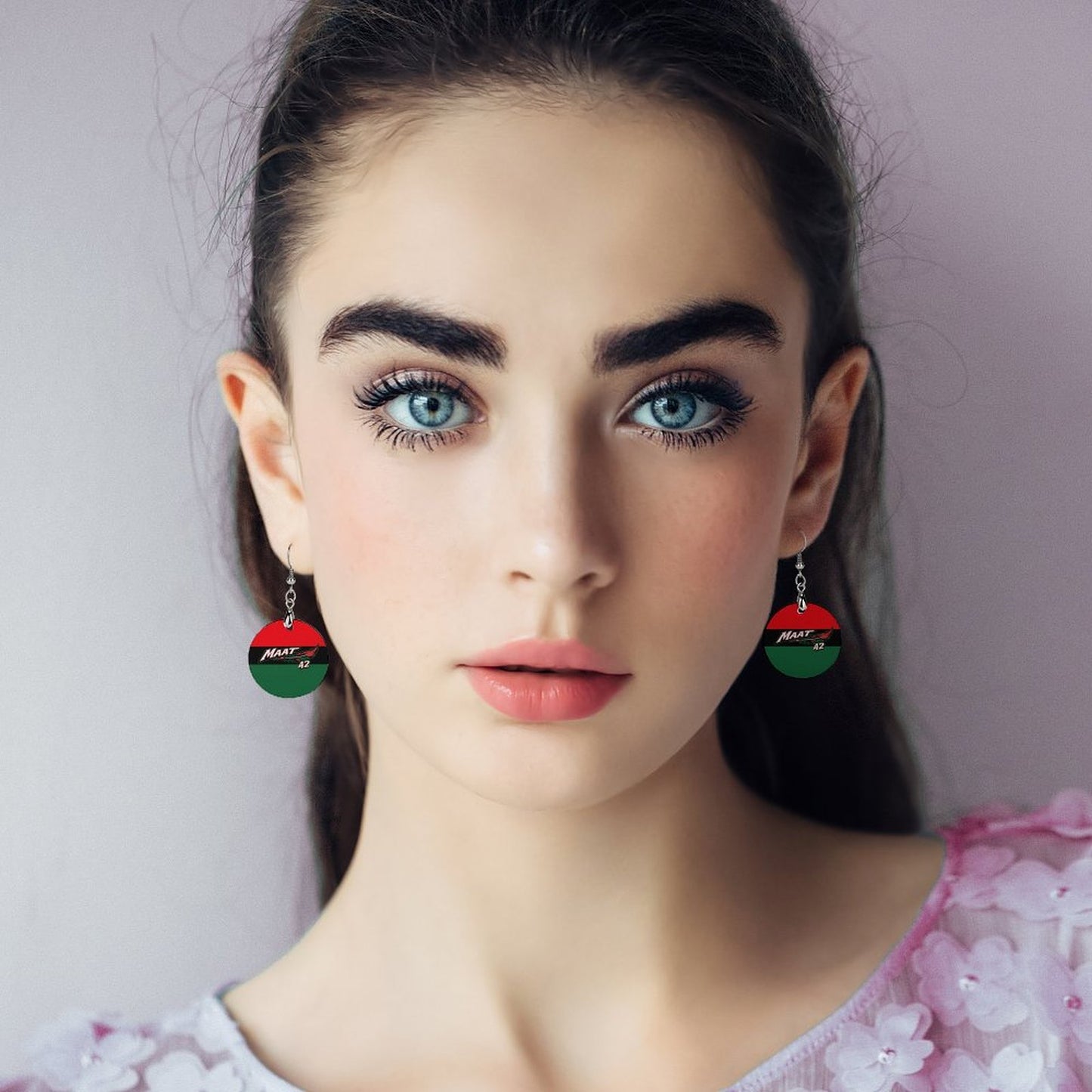 MAAT42 Wooden earrings(Circular)