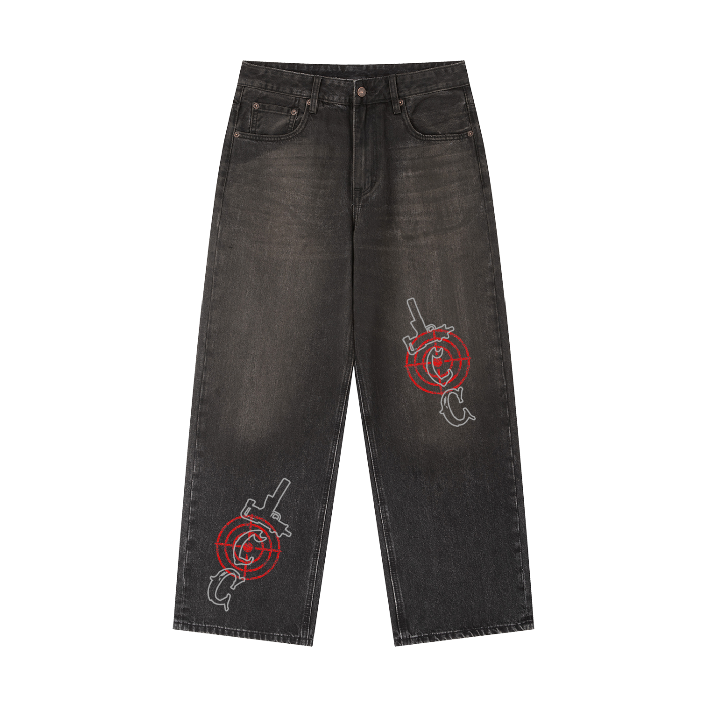 LCC TARGET Vintage Wash Heavyweight Denim Jeans