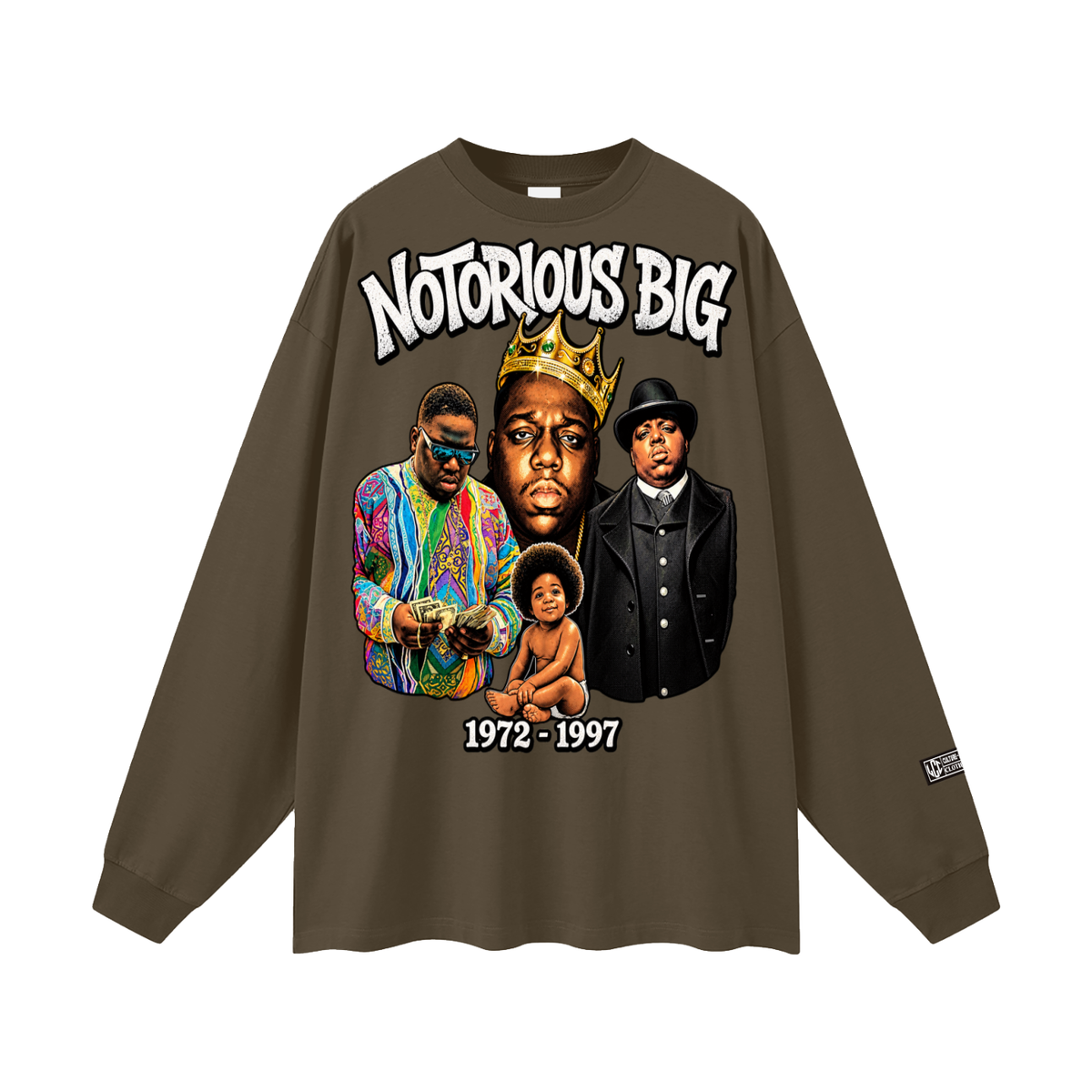 NOTORIOUS BIG Oversized Unisex Long Sleeve T-Shirt