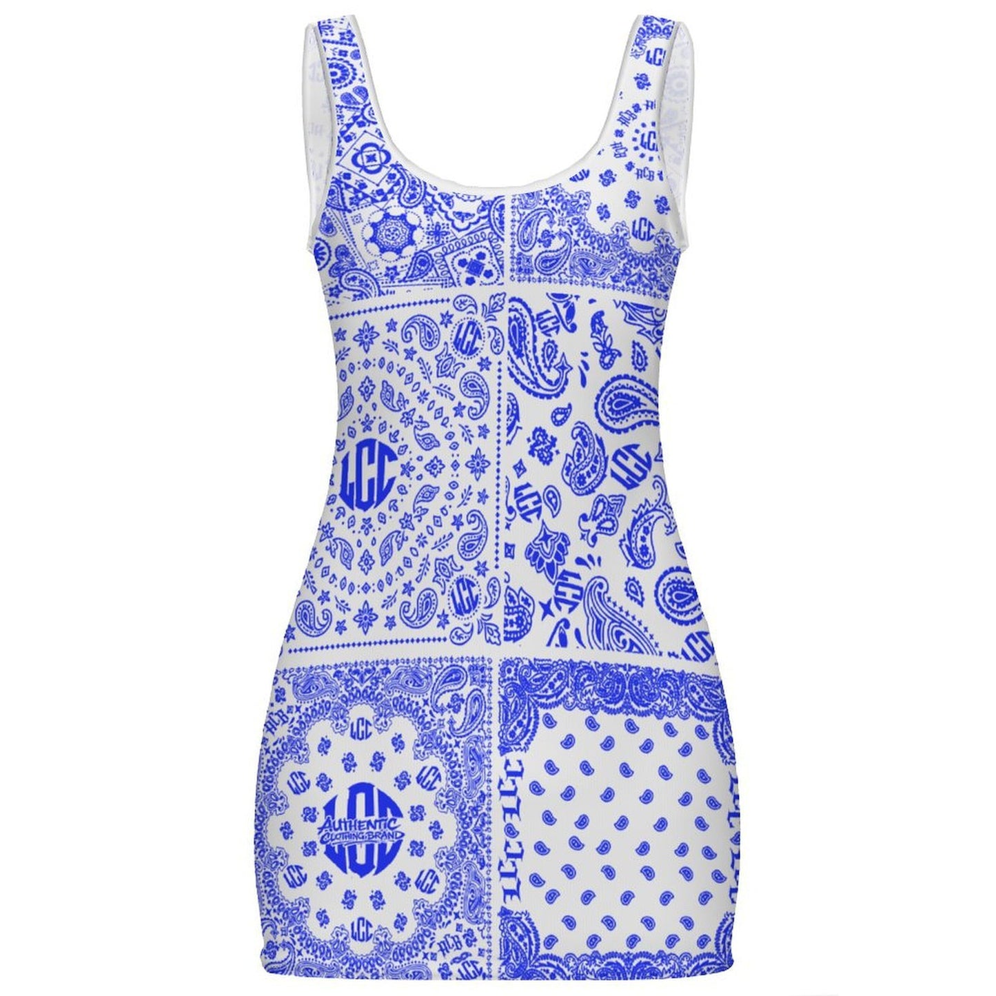 LCC FULL BANDANA WHTBLUE