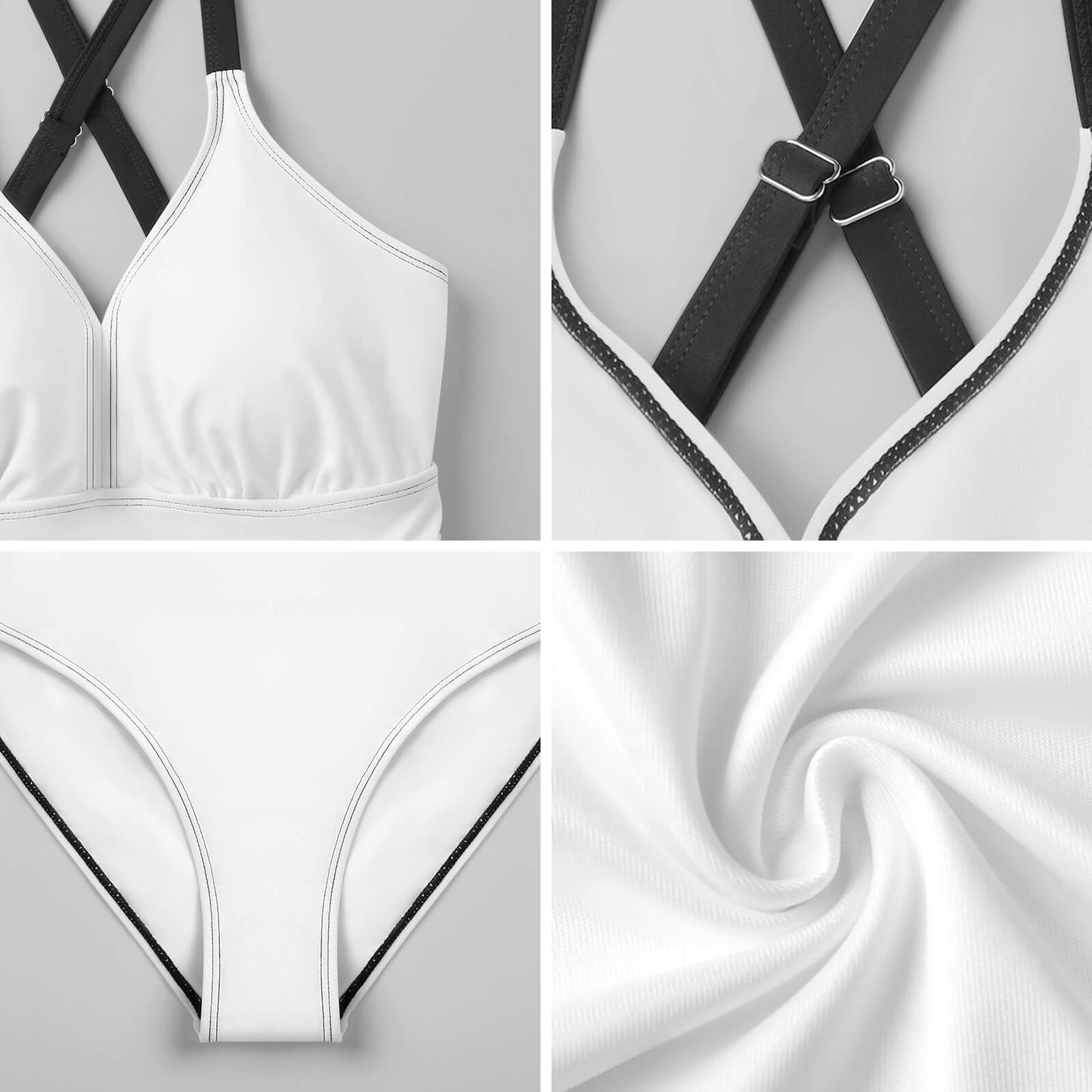 LA REUNION Women's Hem Tie One-Piece Swimsuit