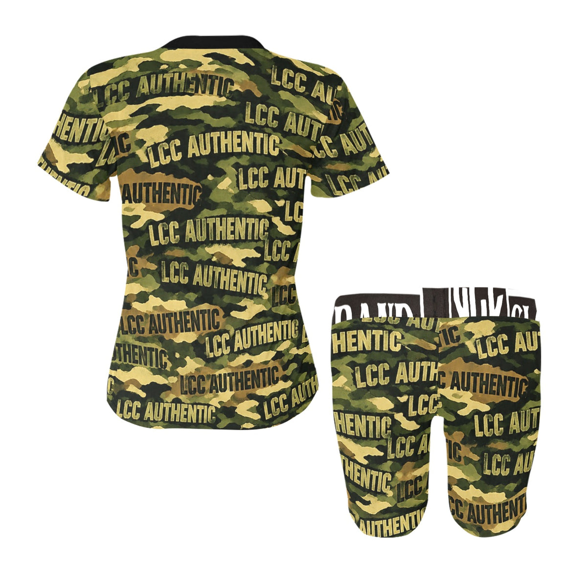 LCC CAMOUFLAGE Women's Short Yoga Set