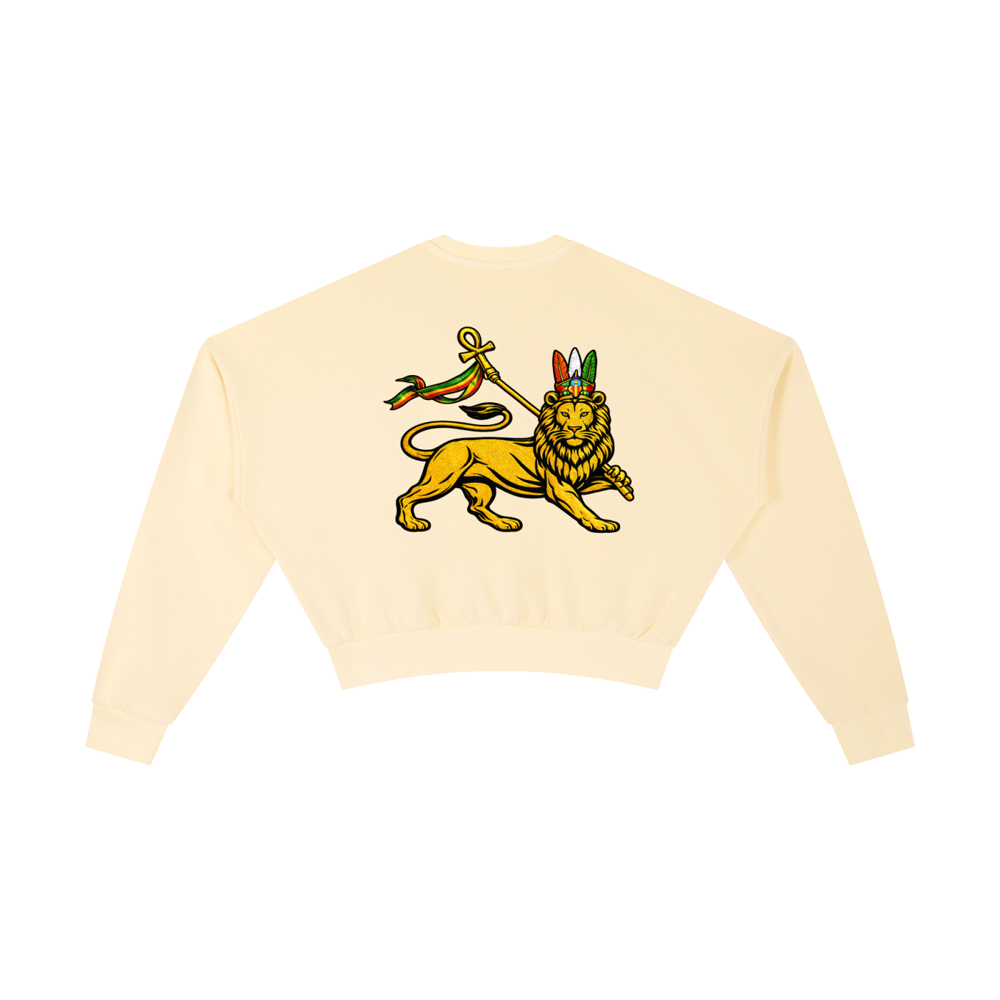 LCC RASTA Vintage Washed Cropped Sweatshirt