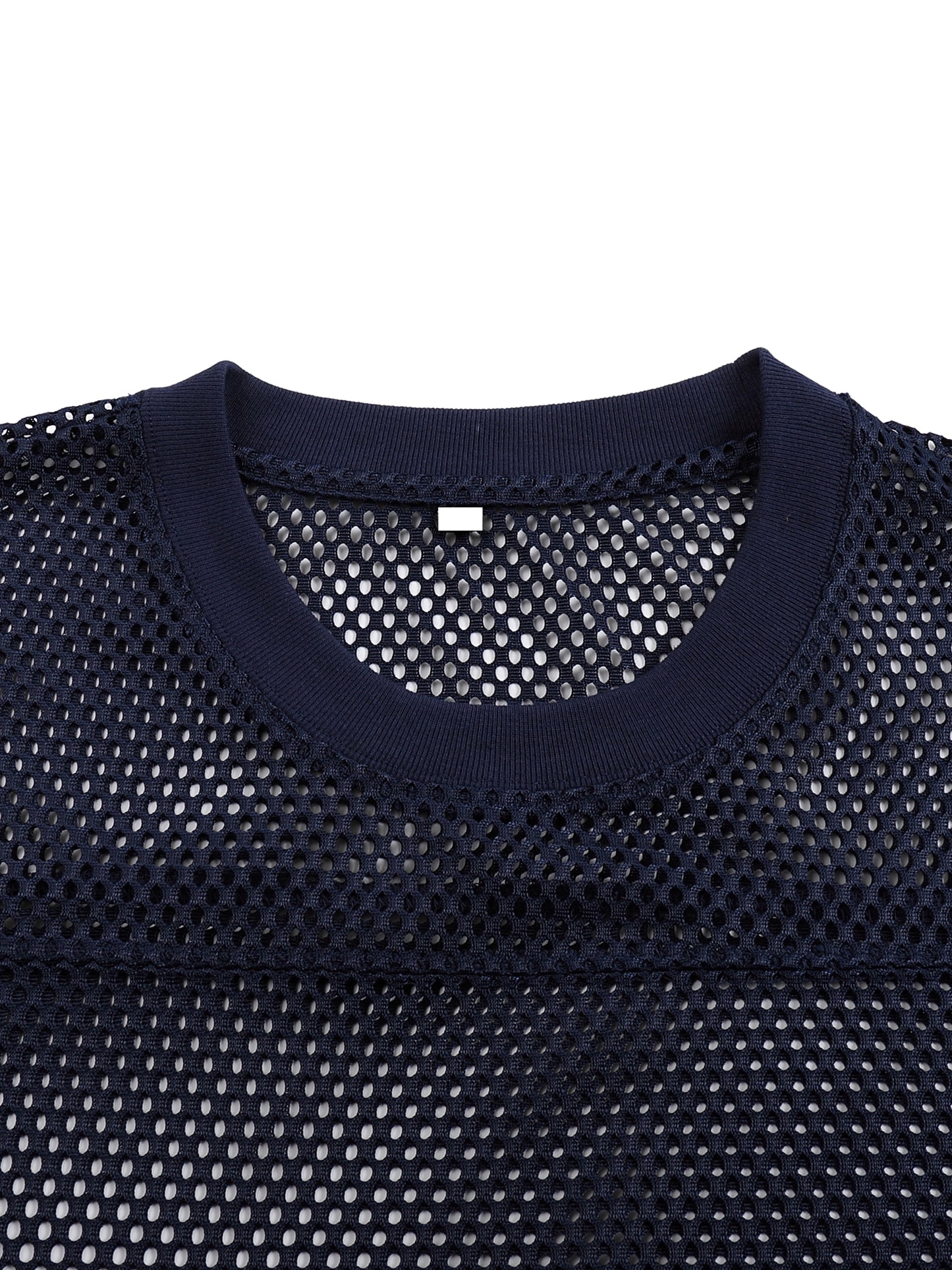 36 WU See-through Boxy Net T-Shirt