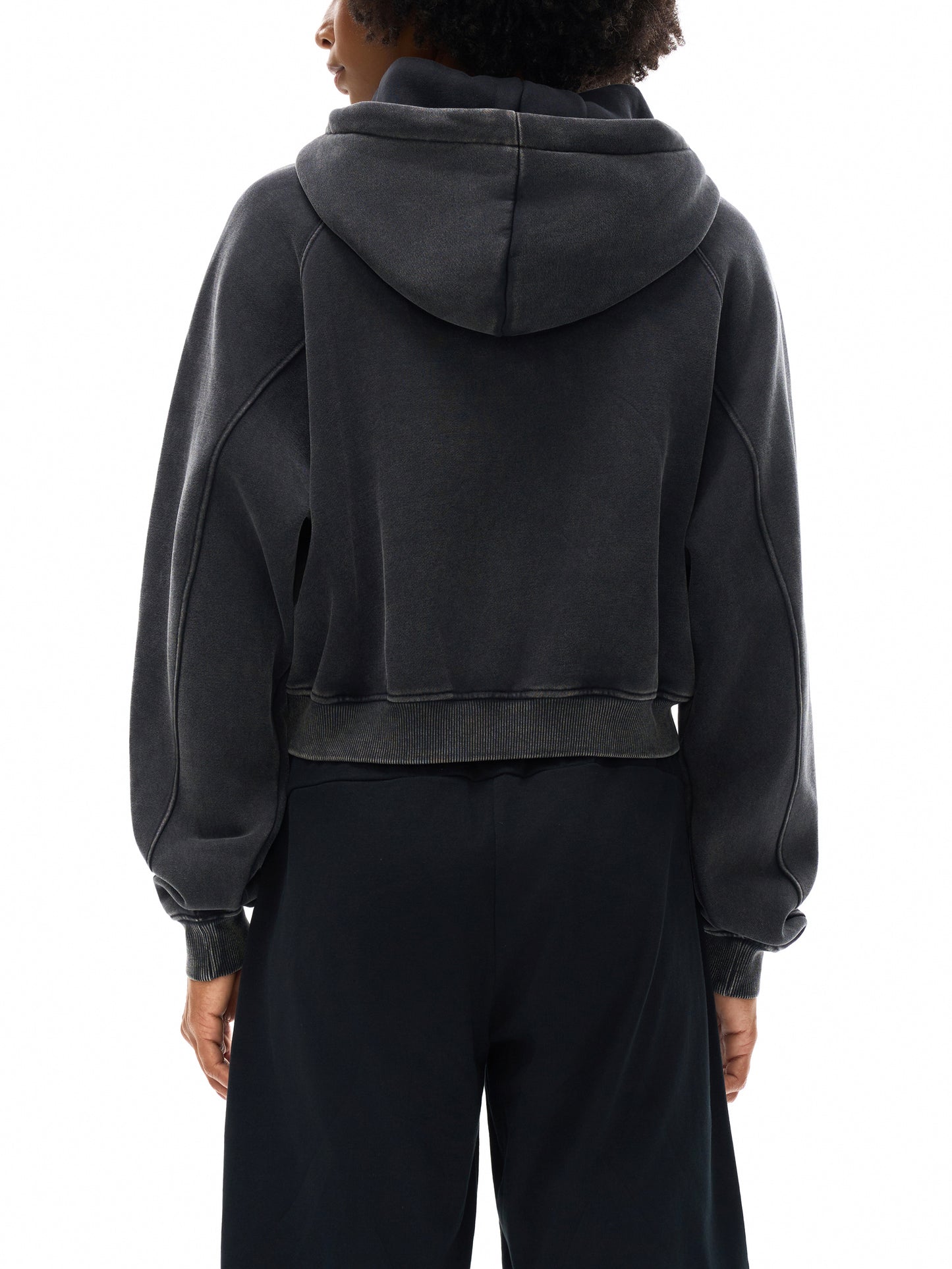 OG Snow Washed Cropped Hoodie