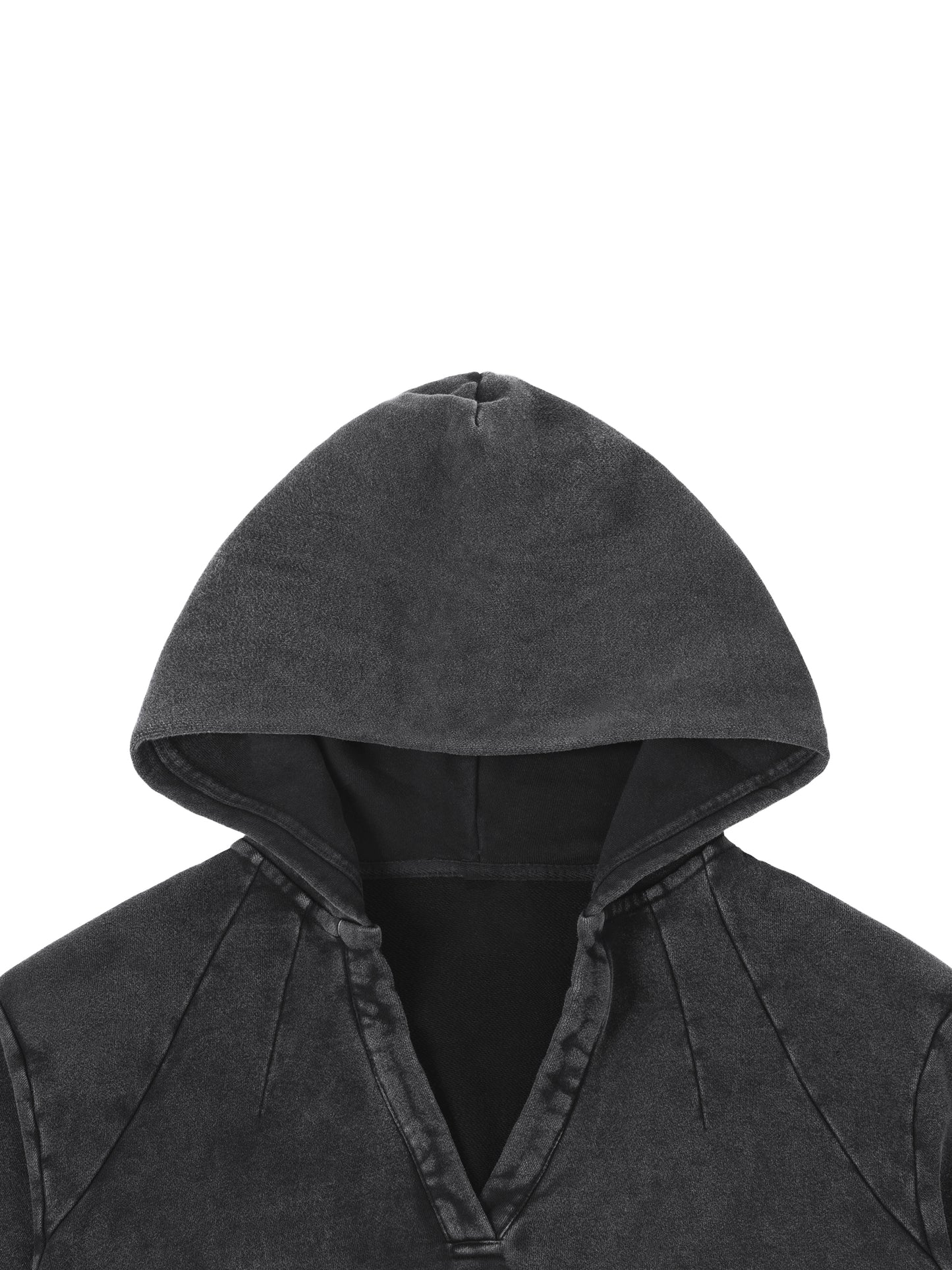 LCC TARGET Vintage Washed Raw Edge Hoodie