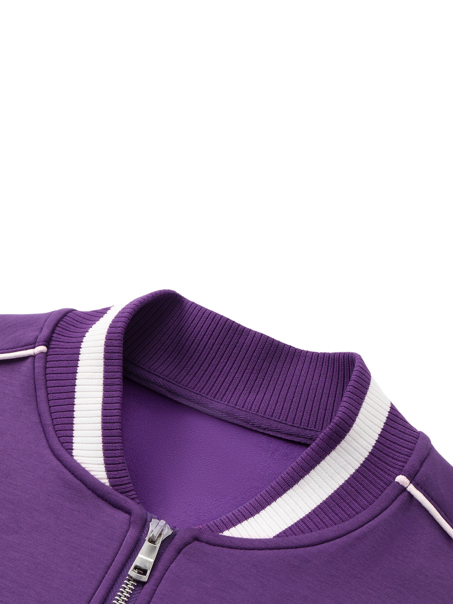 LCC AUTHENTIC Contrast Piping Zip Bomber Jacket