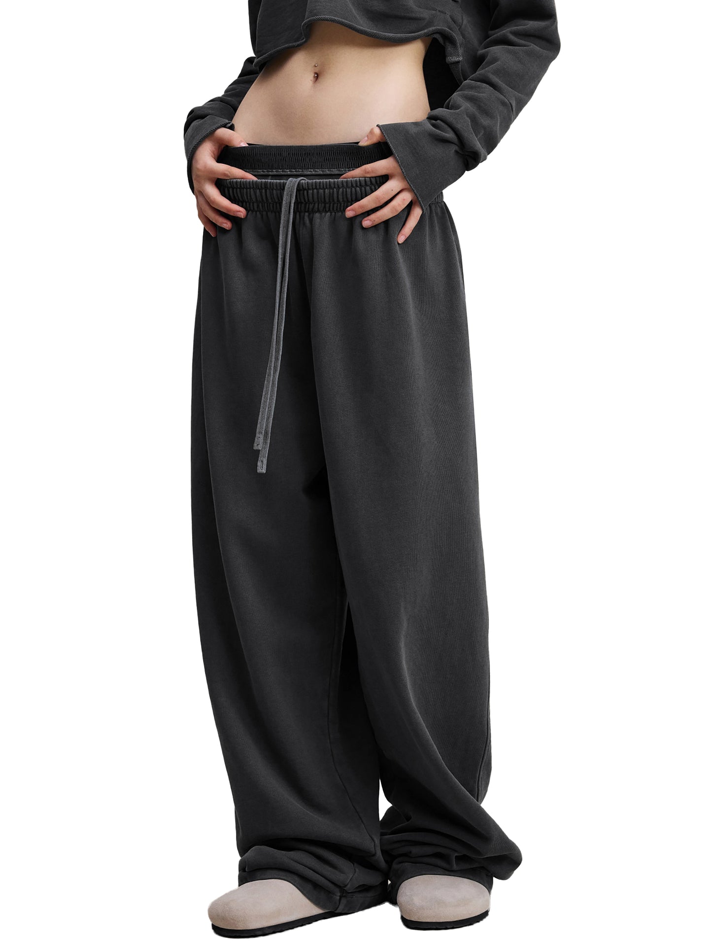 LCC TARGET Vintage Washed Waist Pants