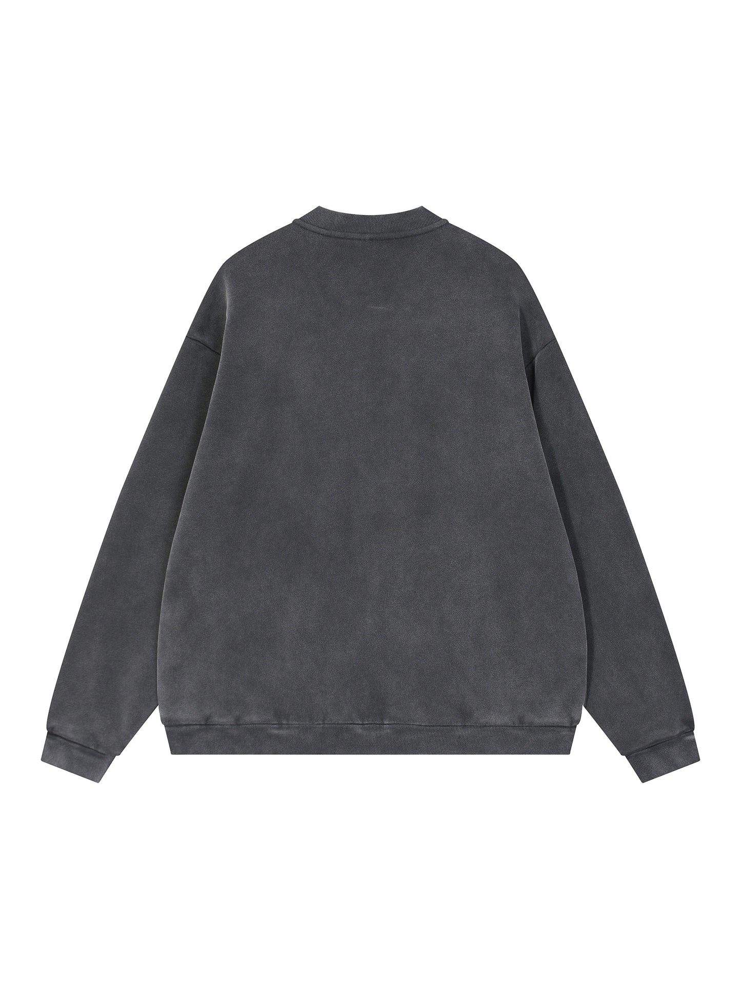 WESTCOAST Vintage Washed Fleece Baseball Jacket