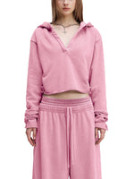 LCC TARGET Vintage Washed Raw Edge Hoodie