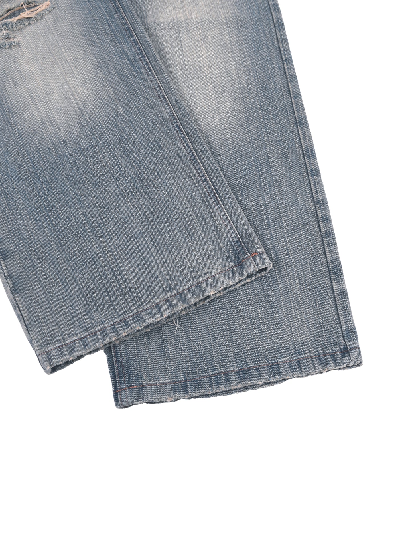 LCC AUTHENTIC GOLD Vintage Wash Distressed Denim Jeans