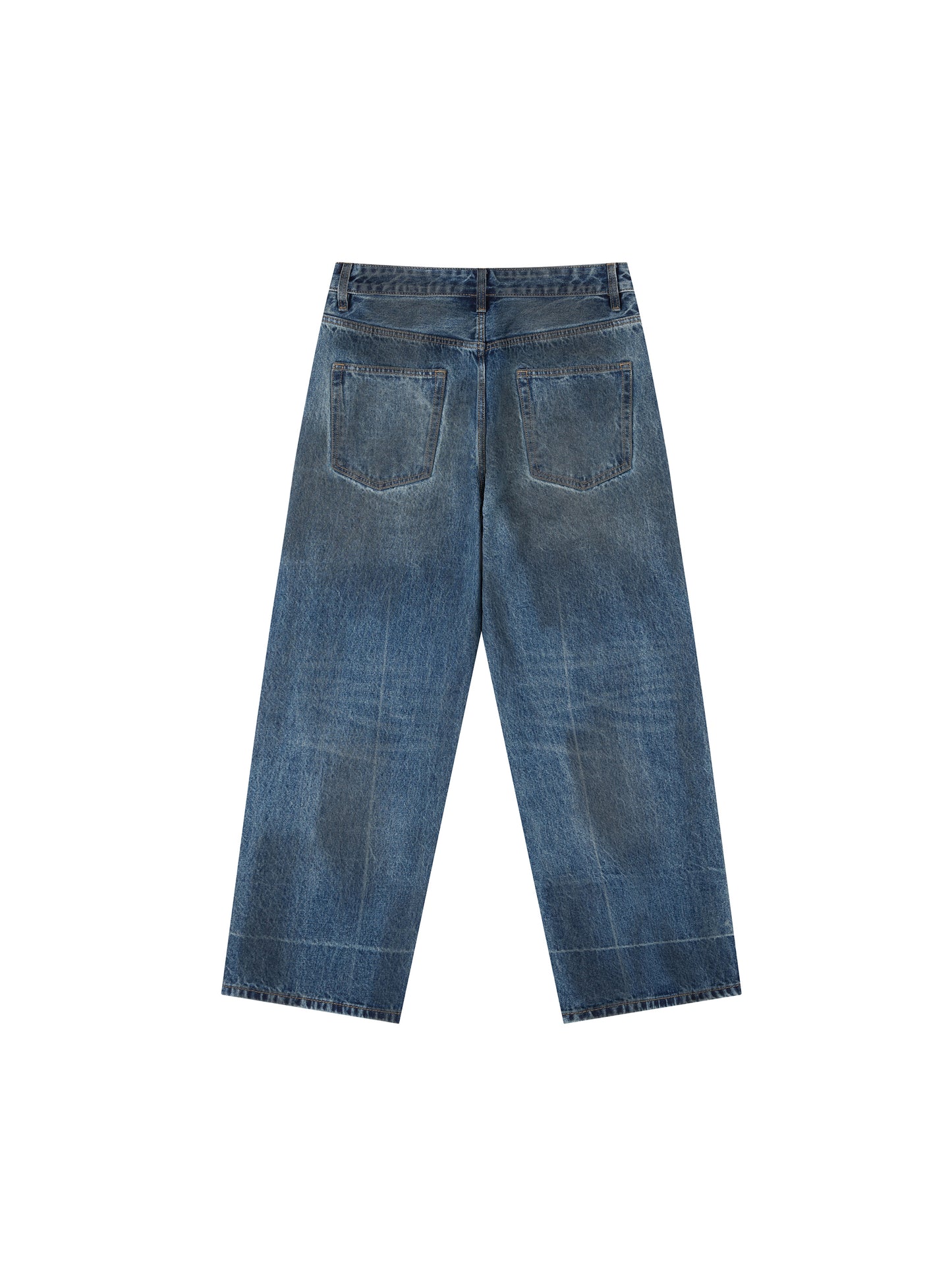 NOS ANCETRES Vintage Wash Baggy Denim Jeans