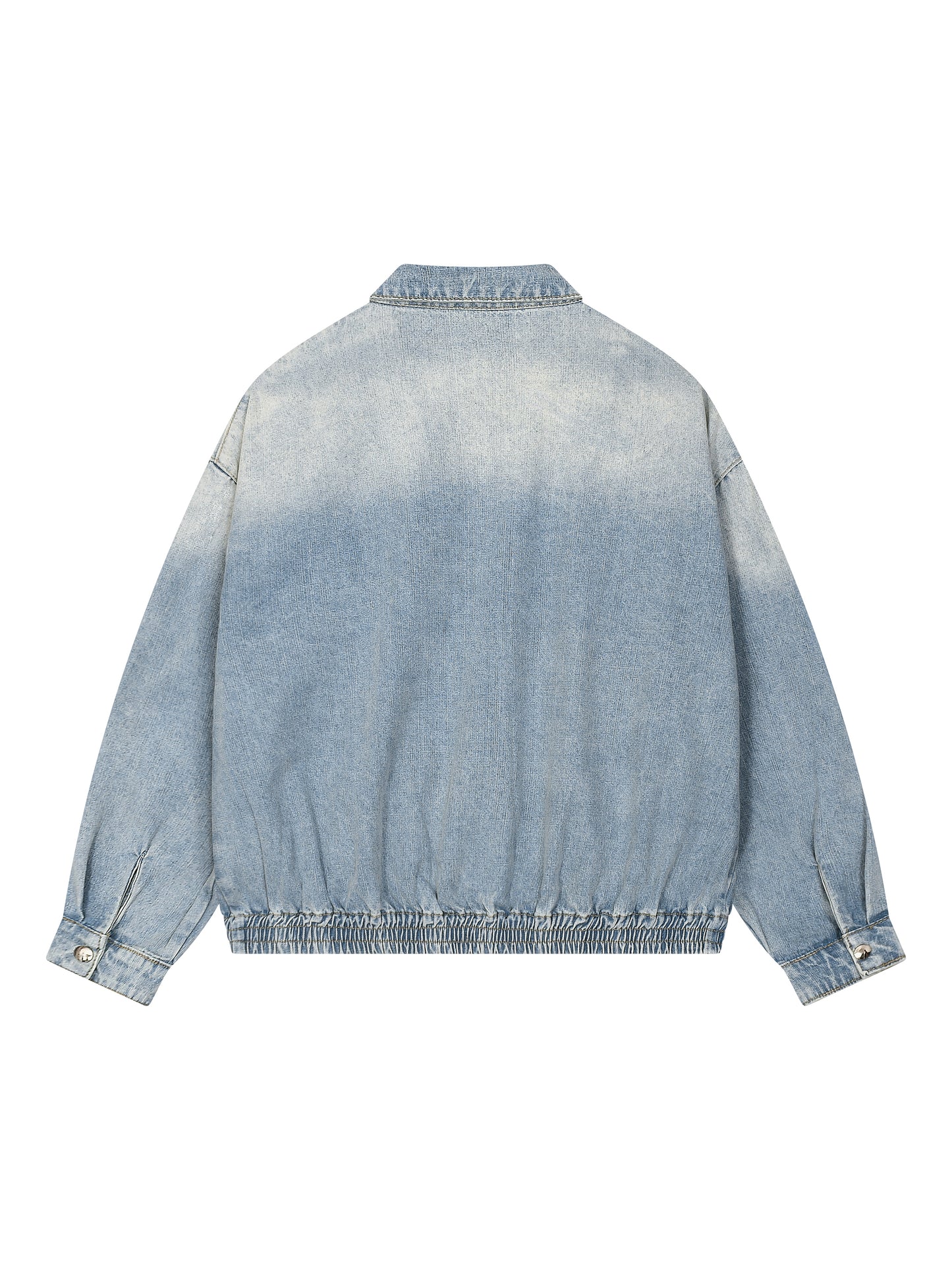 LA SANTA MUERTE  Vintage Wash Denim Jacket