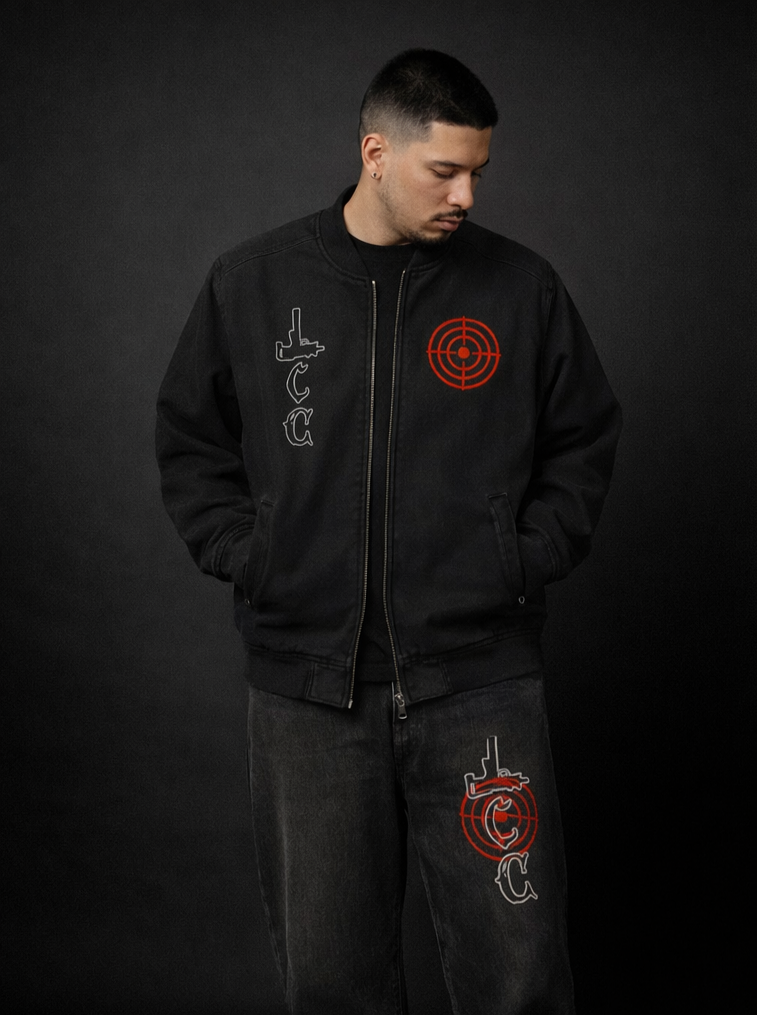 LCC TARGET Sun Fade Heavyweight Baseball Jacket