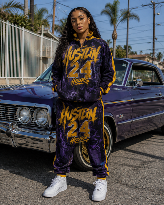 HUSTLIN 24 HOURS Sweatpants With Waistband
