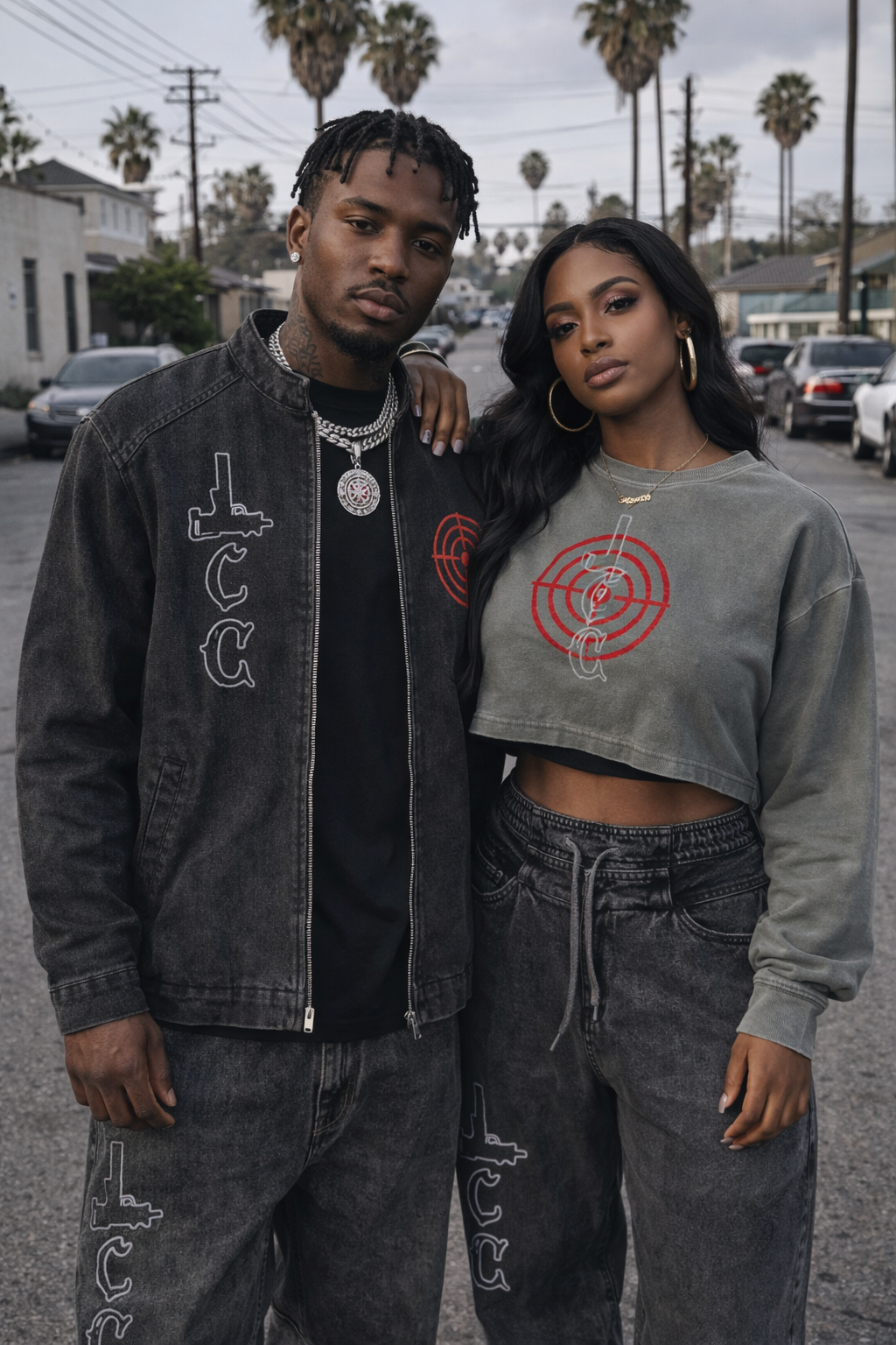 LCC TARGET Denim Vintage Washed Jacket