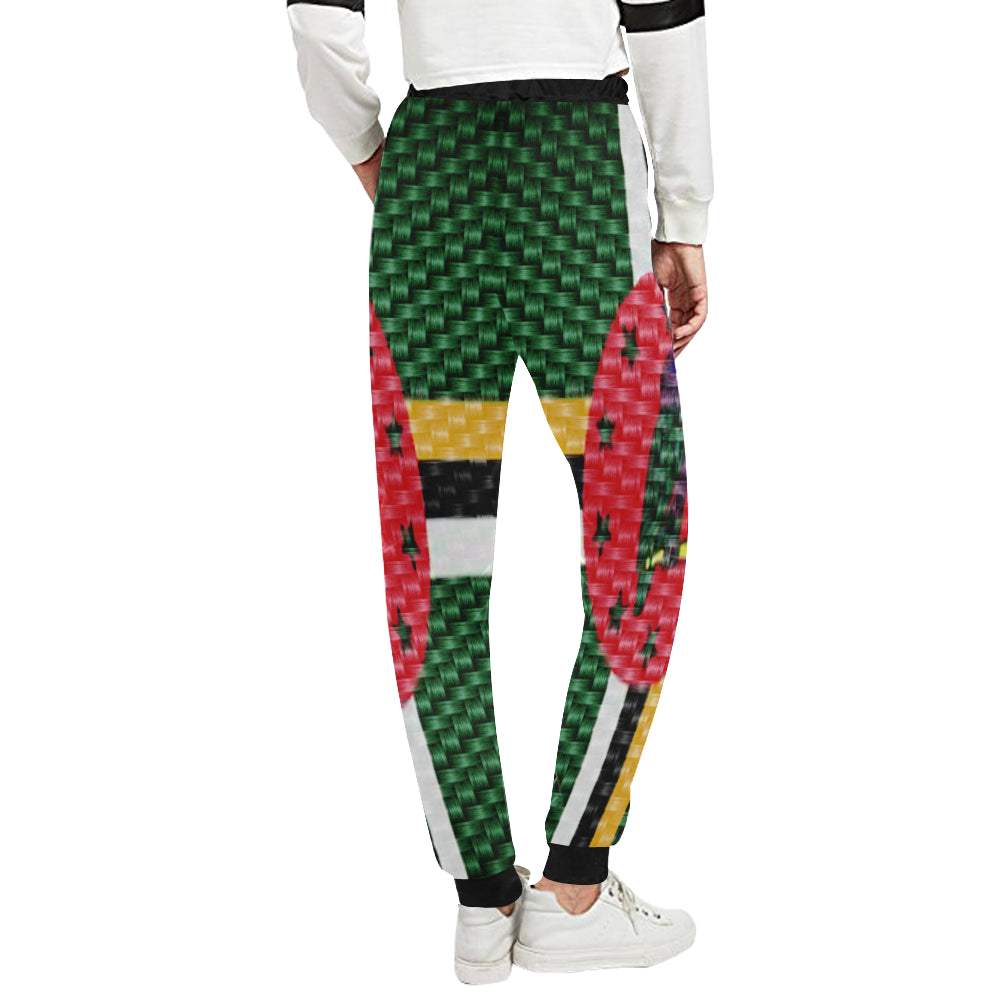 DOMINICA FLAG Women's All Over Print Sweatpants (Model L11)
