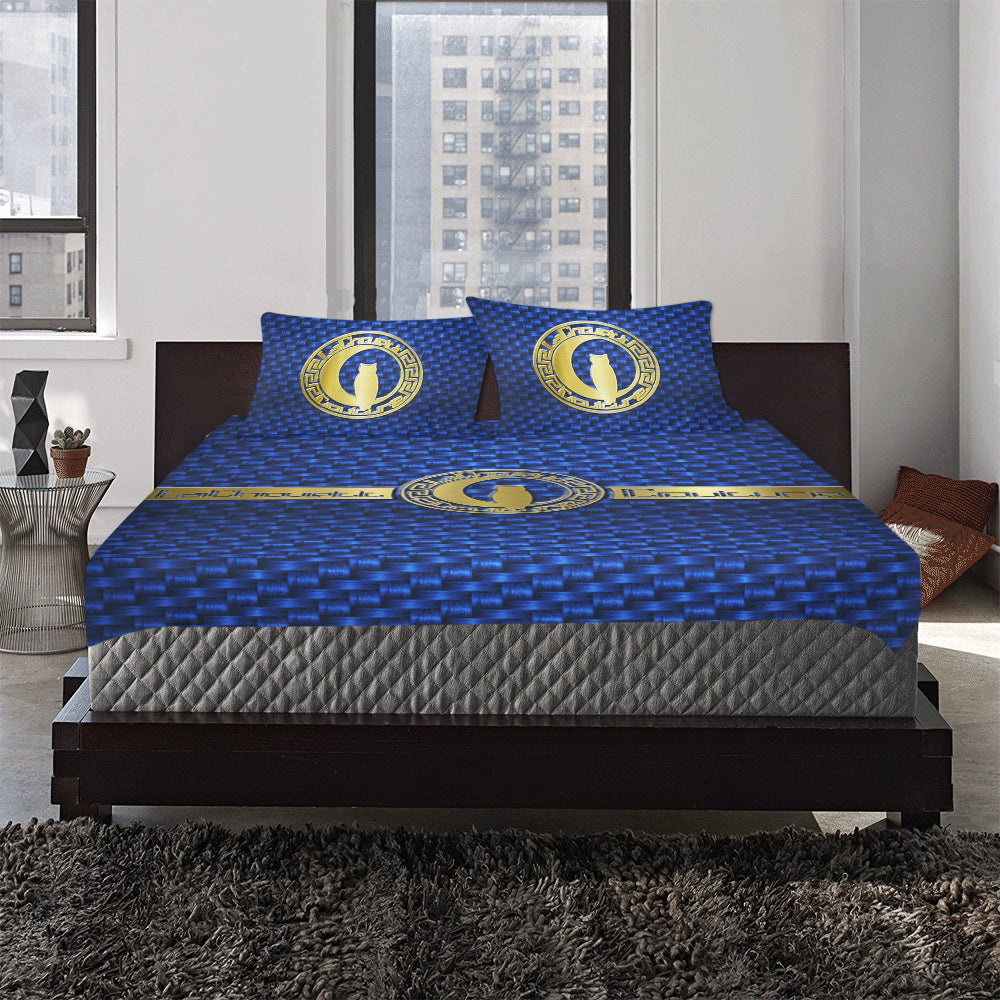 DELUXE BLUE 3-Piece Bedding Set