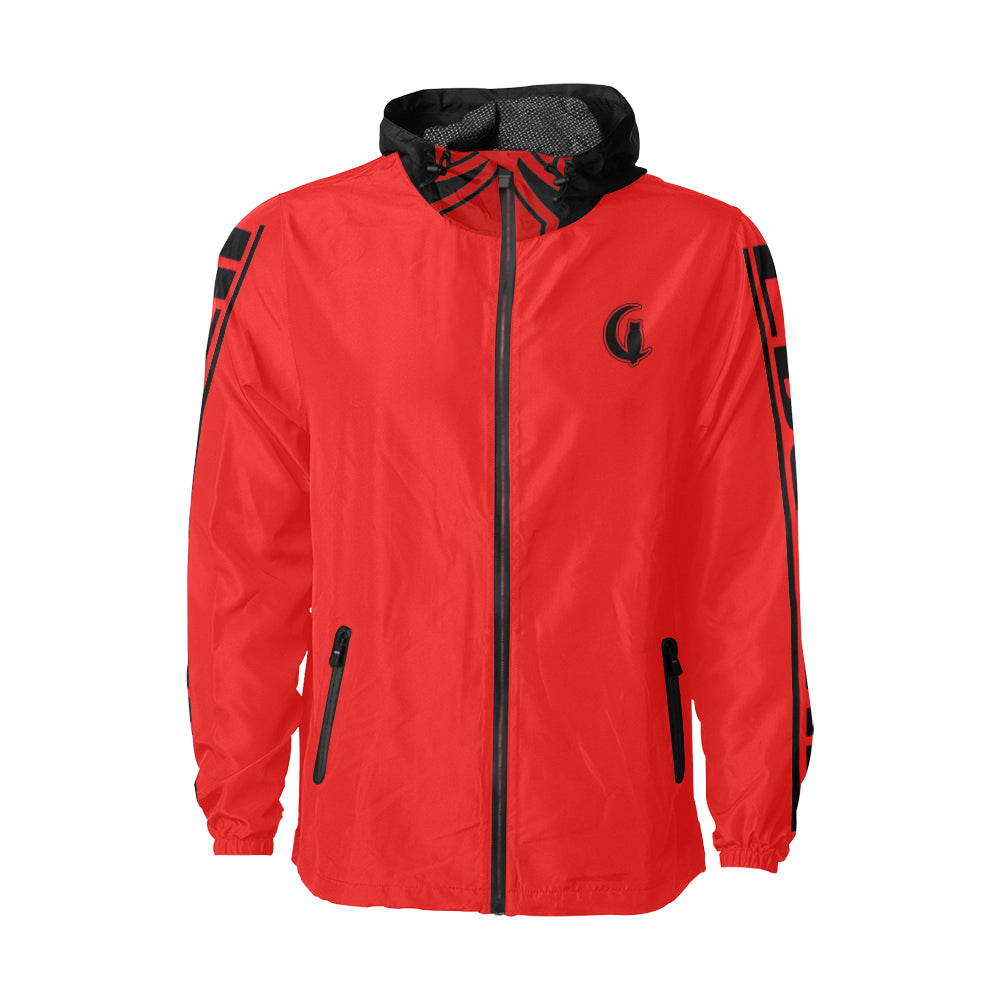 SIDEKICC RED Unisex All Over Print Windbreaker