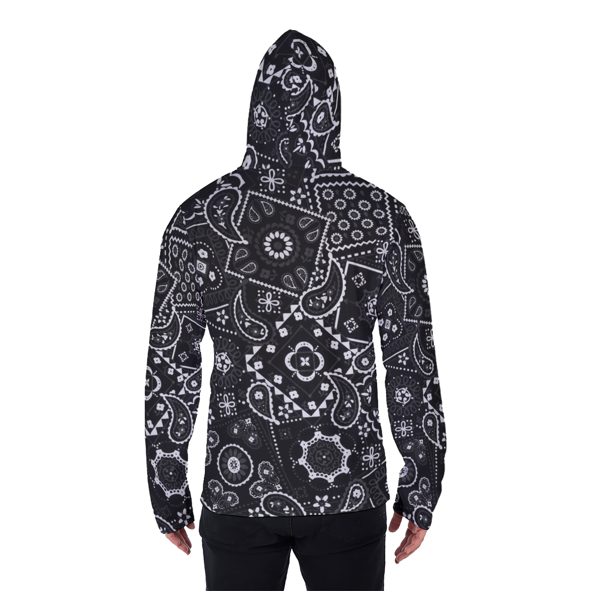 BANDANA VIRAL BLCC Pullover Hoodie With Mask