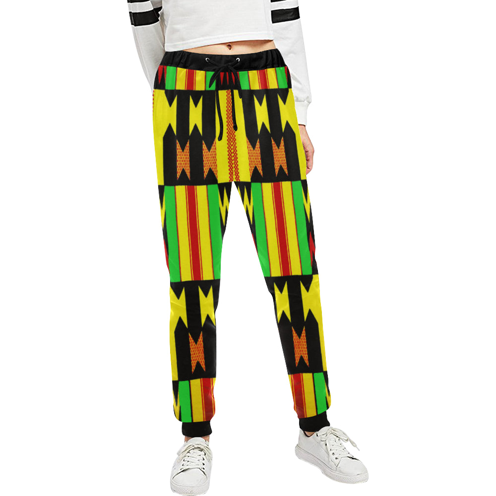 KENTE FARI Women's All Over Print Sweatpants